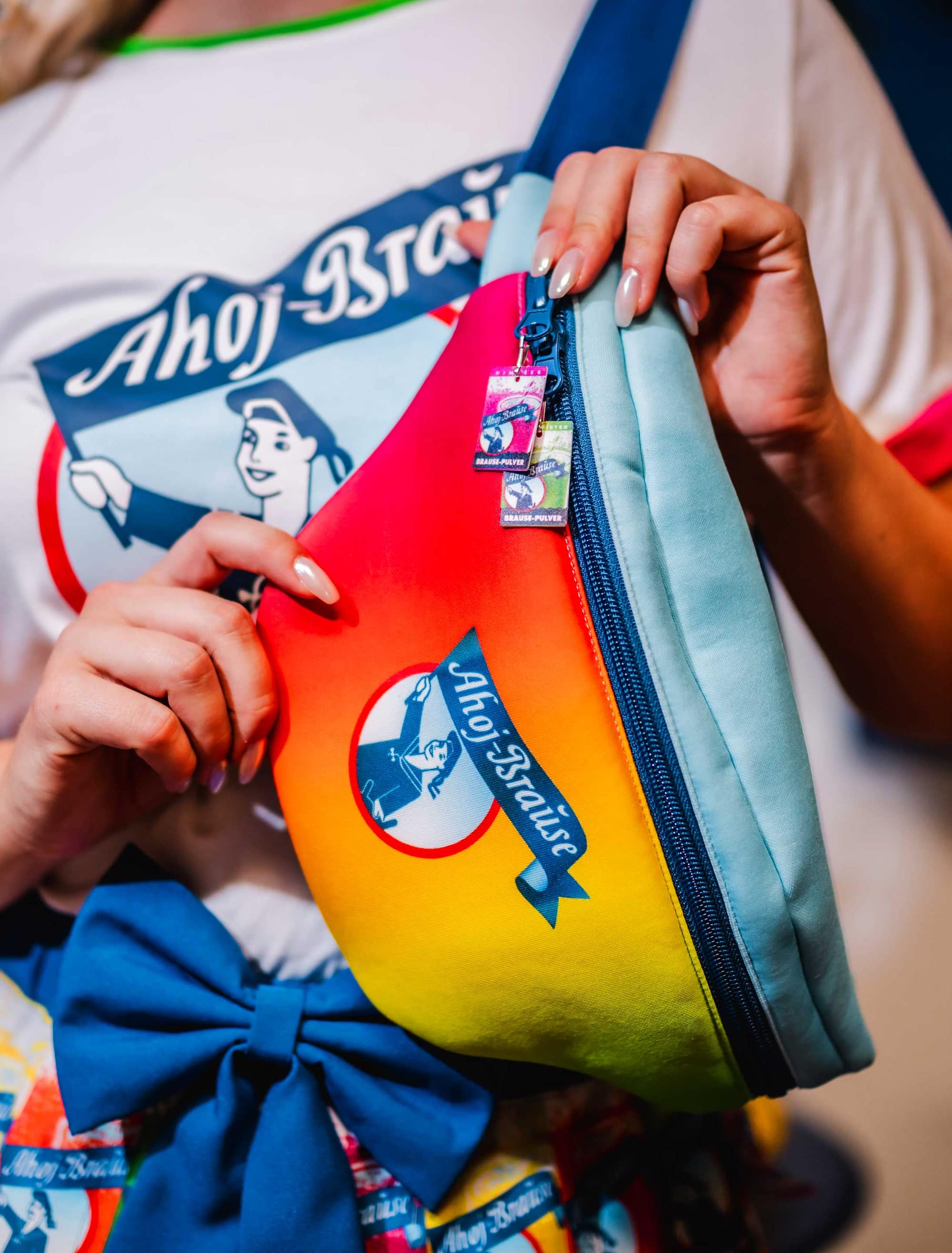 Kostümzubehör Bauchtasche Ahoj-Brause bunt one size Farbe: bunt