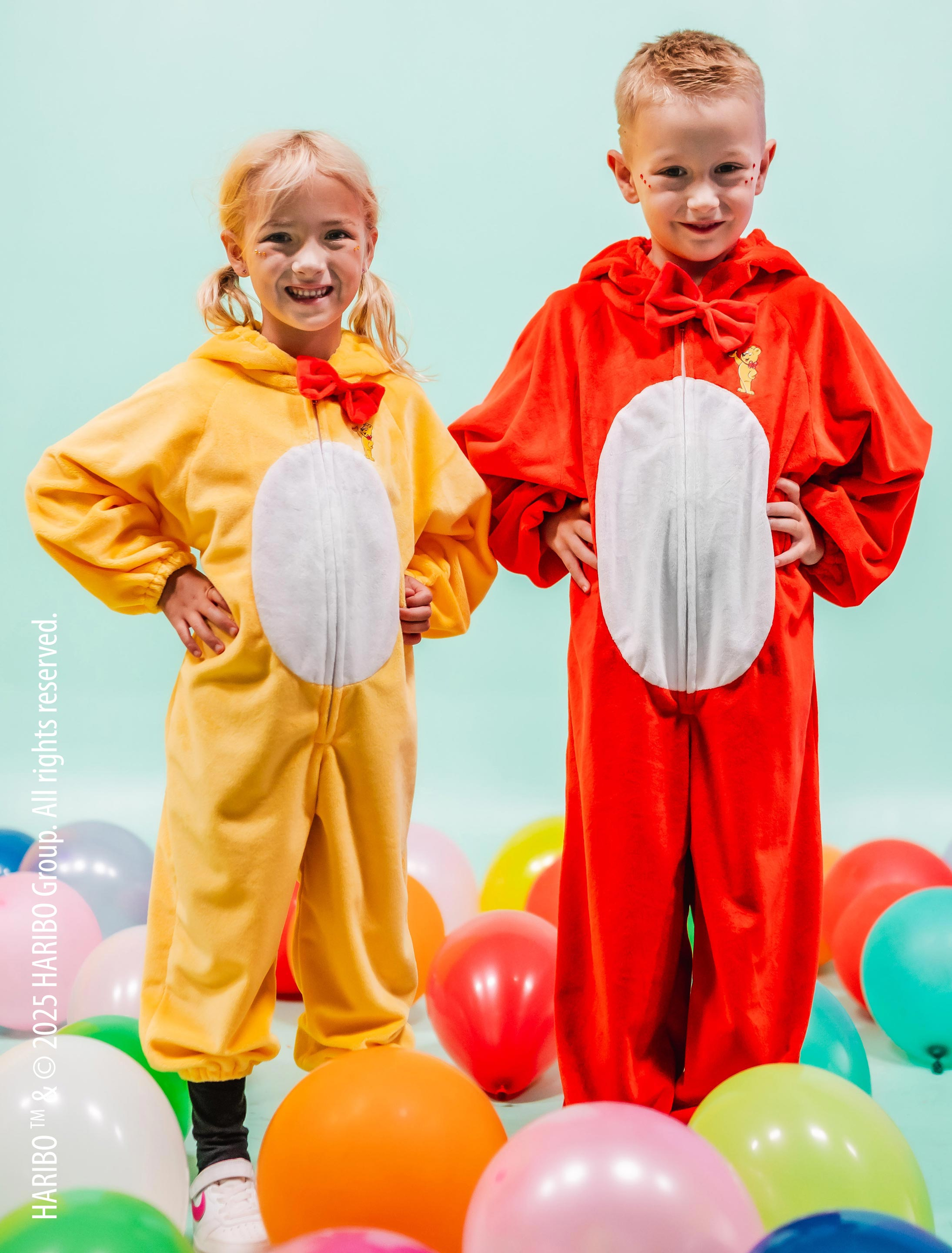 Overall HARIBO Goldbären Plüsch Kinder rot 140/164