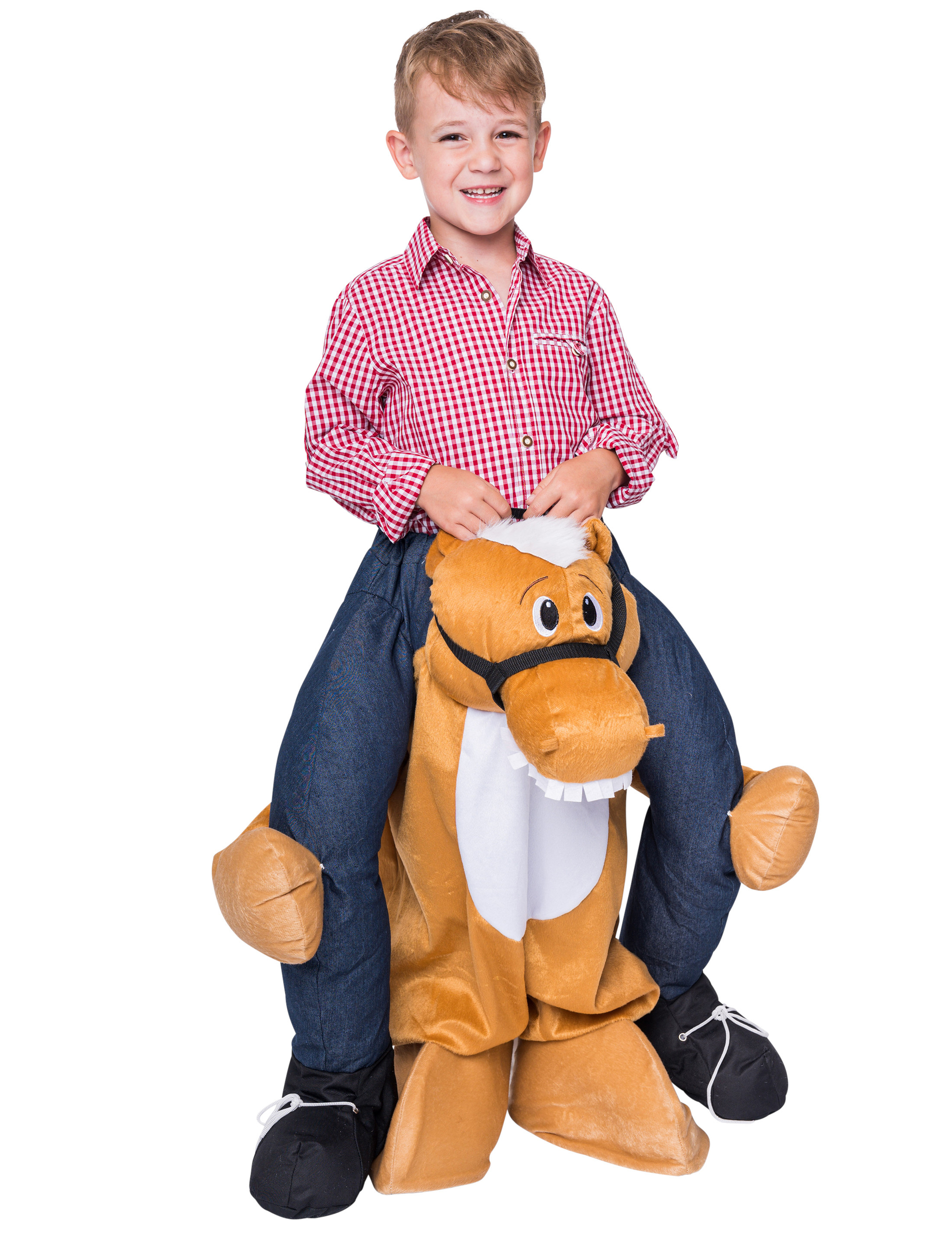 Kostüm Huckepack Pferd Kinder Farbe: braun