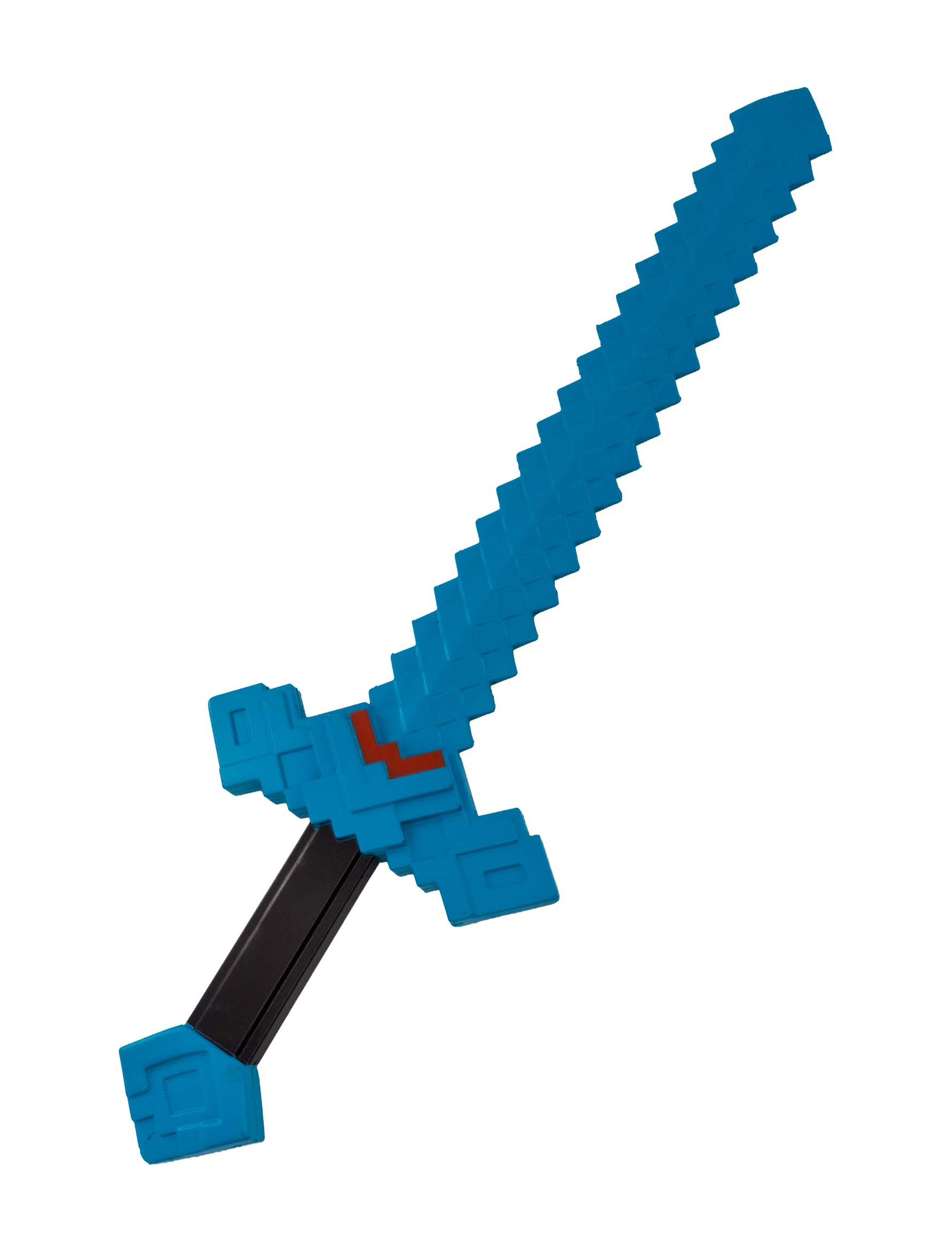 Kostümzubehör Schwert Pixel blau
