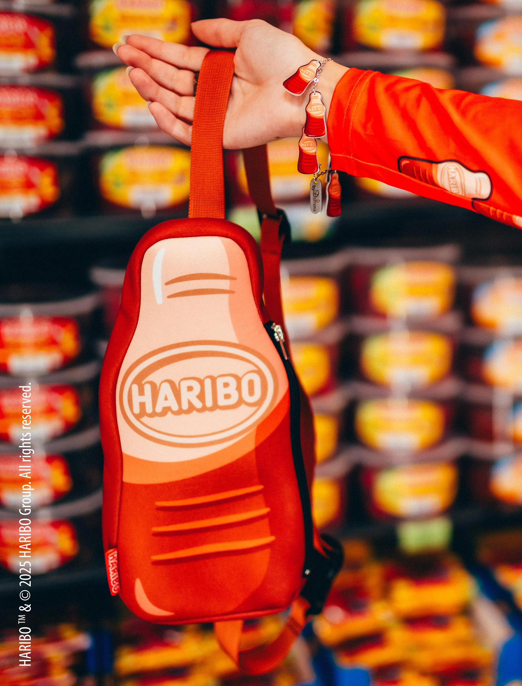 Kostümzubehör Tasche HARIBO Happy-Cola braun