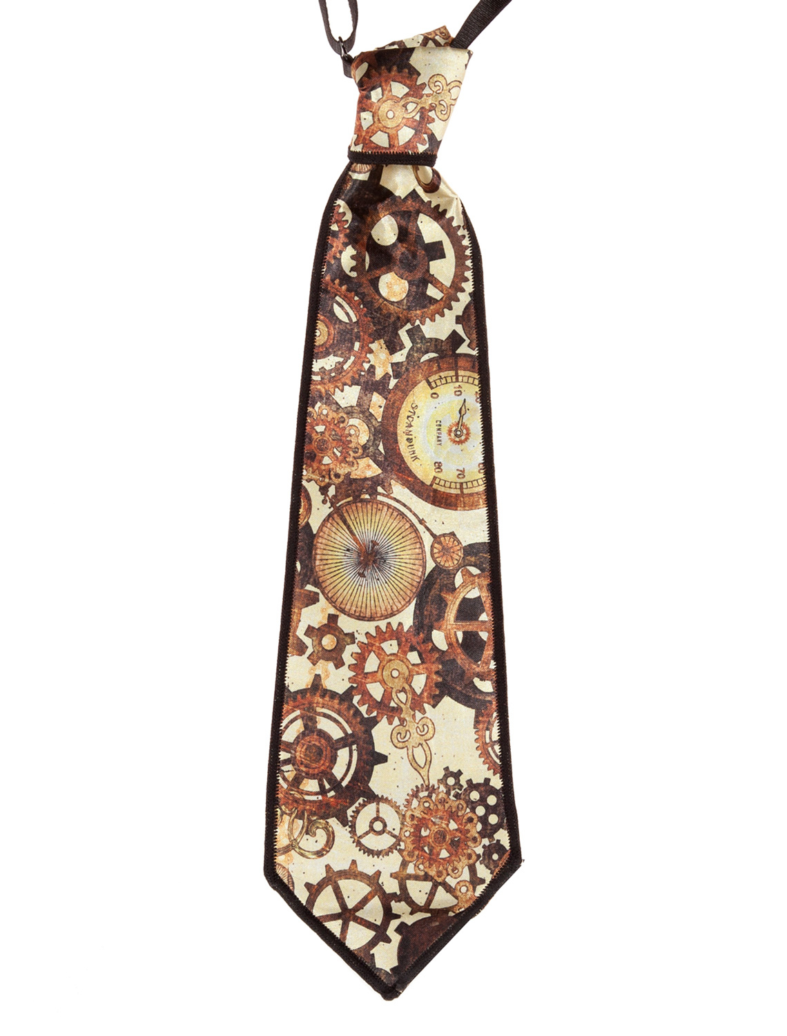 Kostümzubehör Krawatte Steampunk Farbe: braun