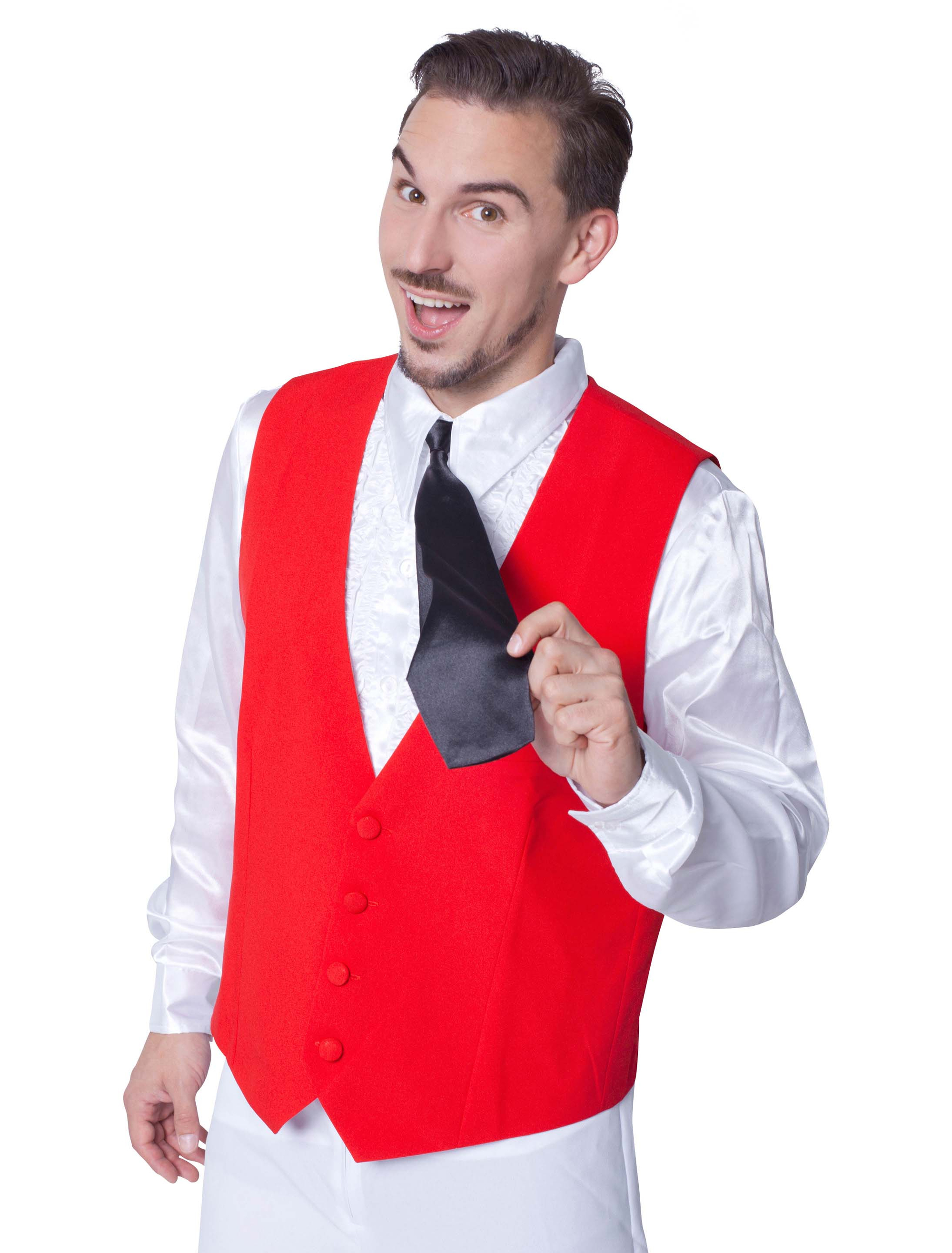 Weste Herren rot 62/64