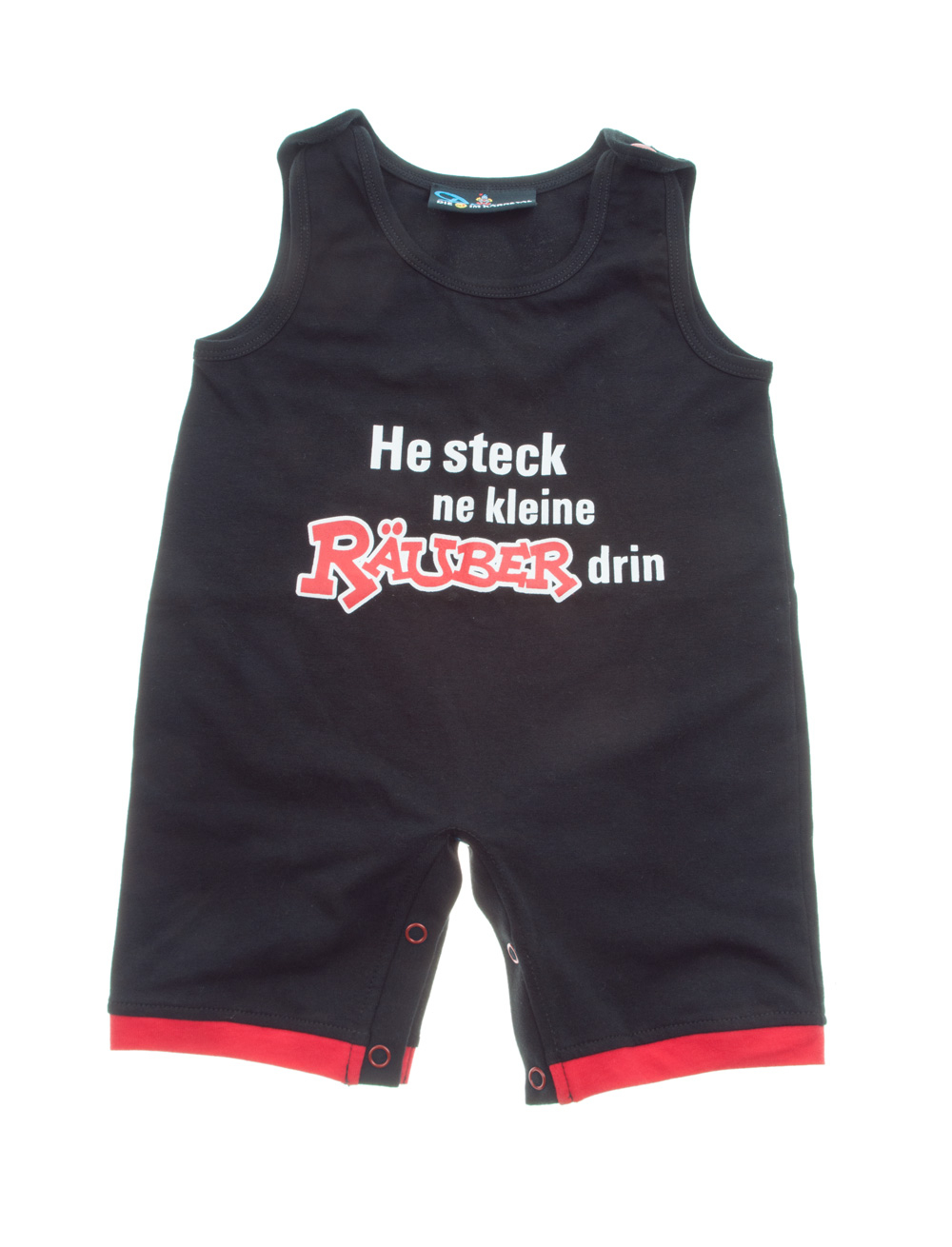 Baby Strampler Räuber Farbe: schwarz