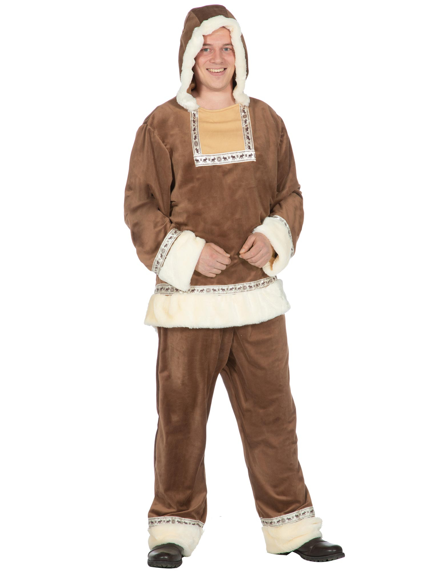 Kostüm Polar Herren braun 46-48