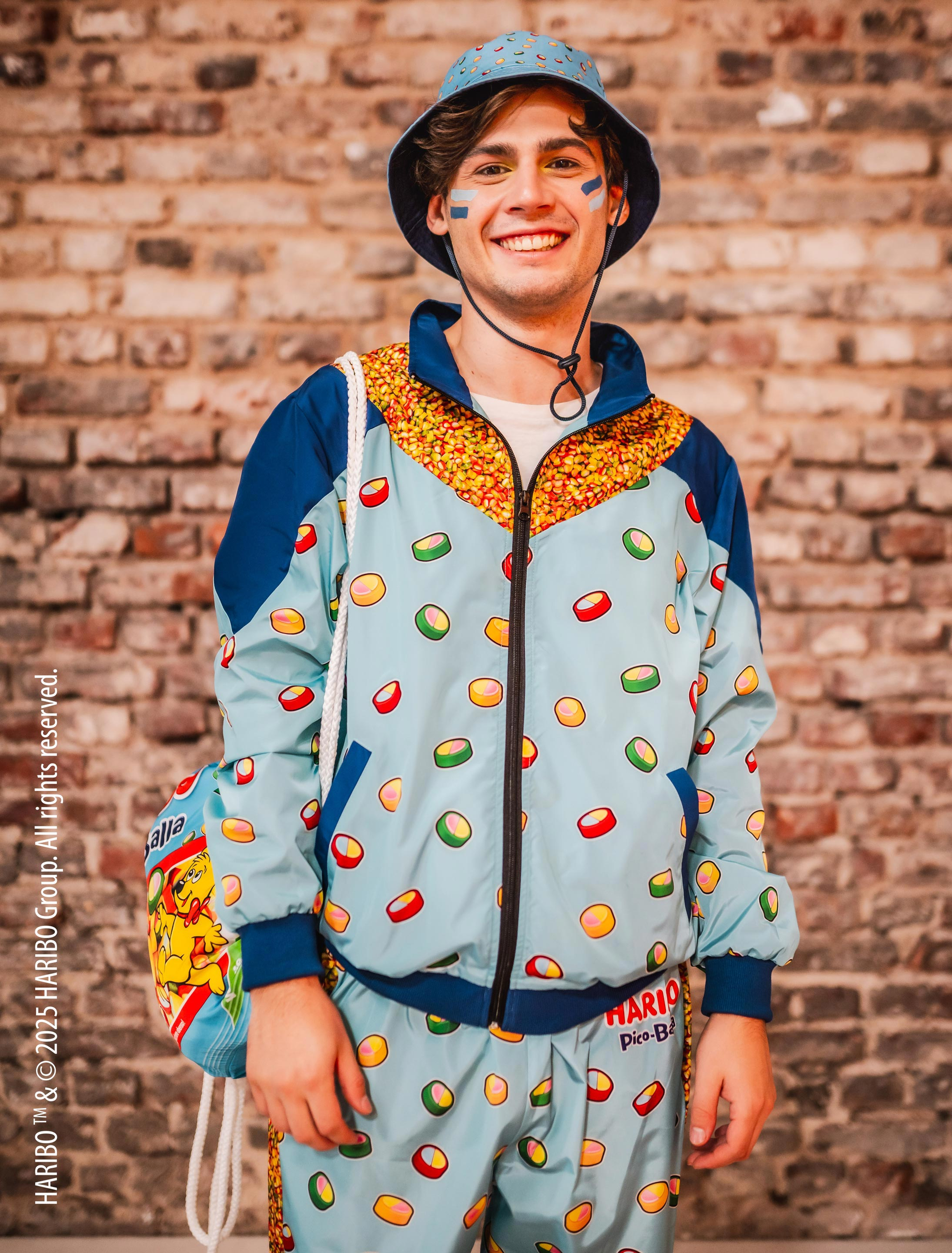Joggingjacke HARIBO Pico-Balla bunt L/XL Farbe: bunt