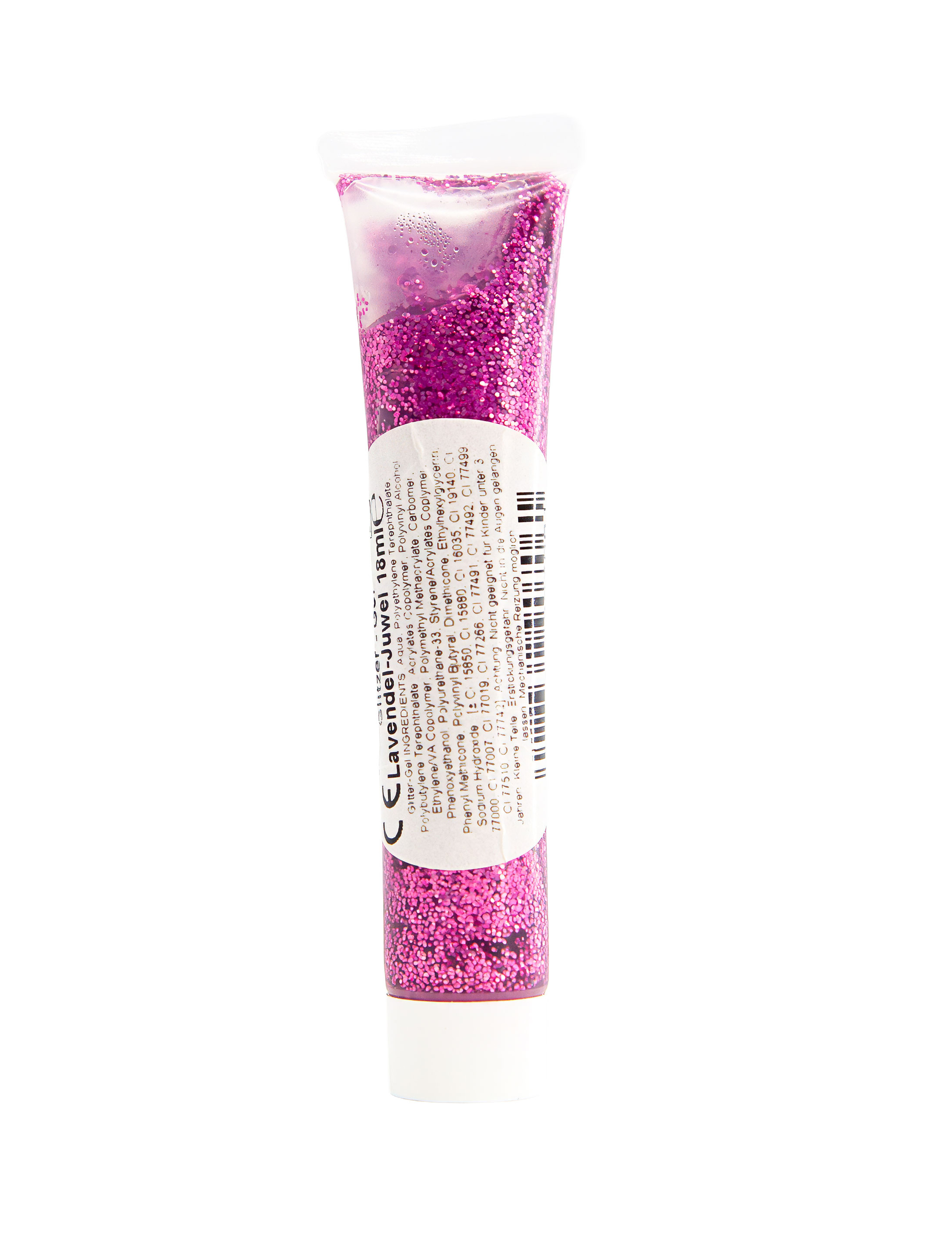 Glitzer-Gel Juwel 18ml lavendel Schminke für Karneval & Fasching