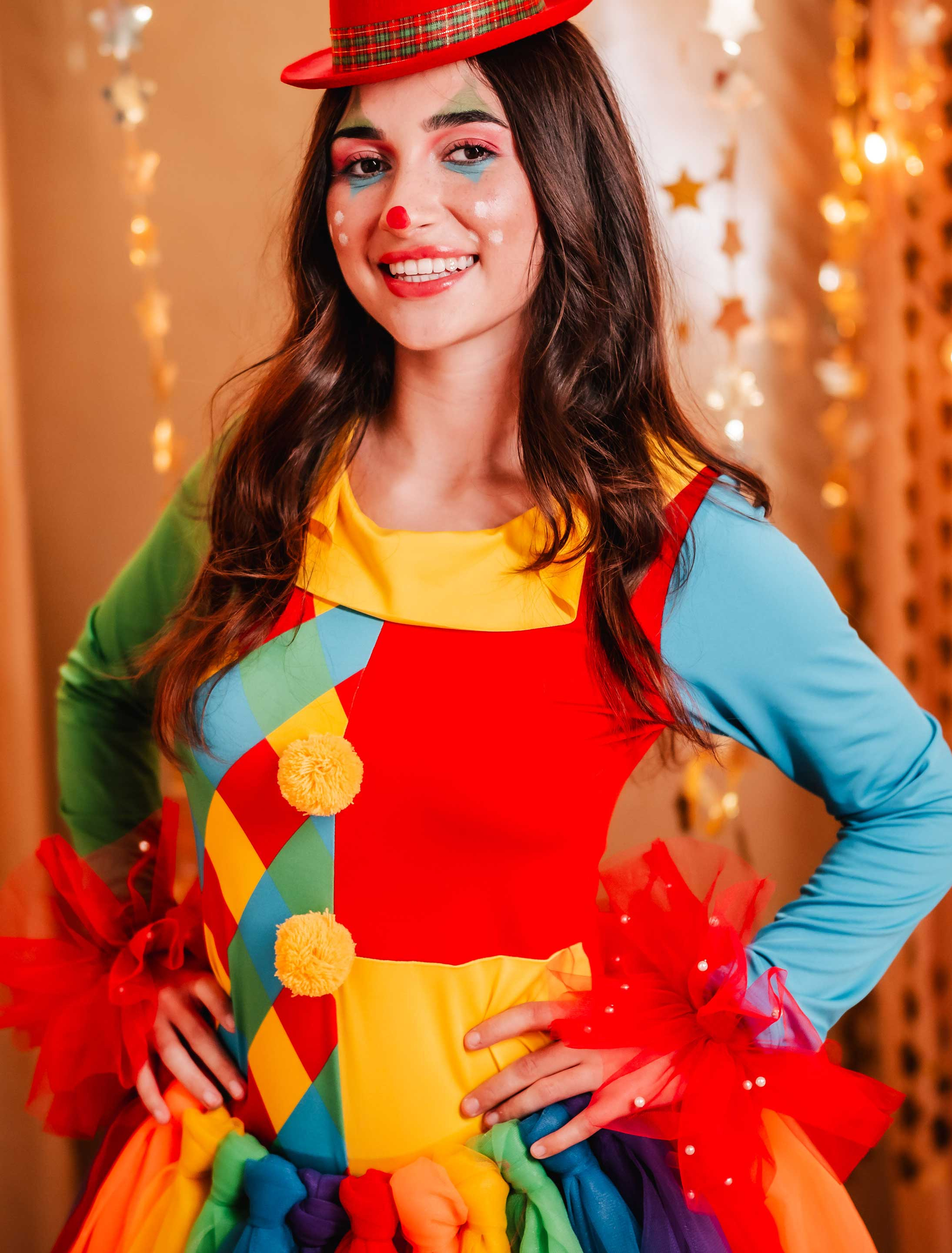 Body Clown Damen bunt S/M Farbe: bunt