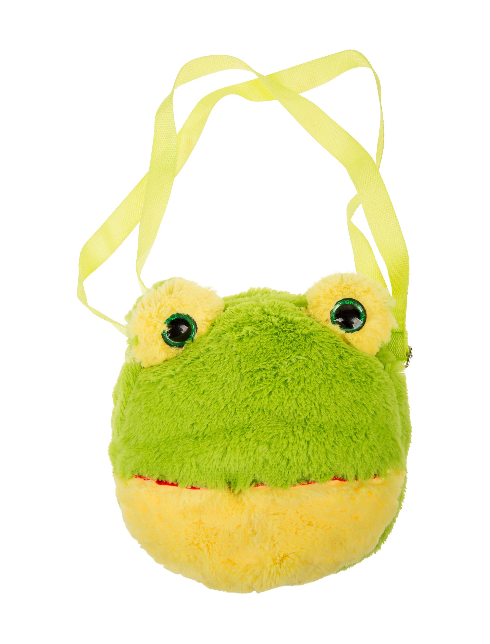 Kostümzubehör Tasche Froschkopf Farbe: gelb/grün