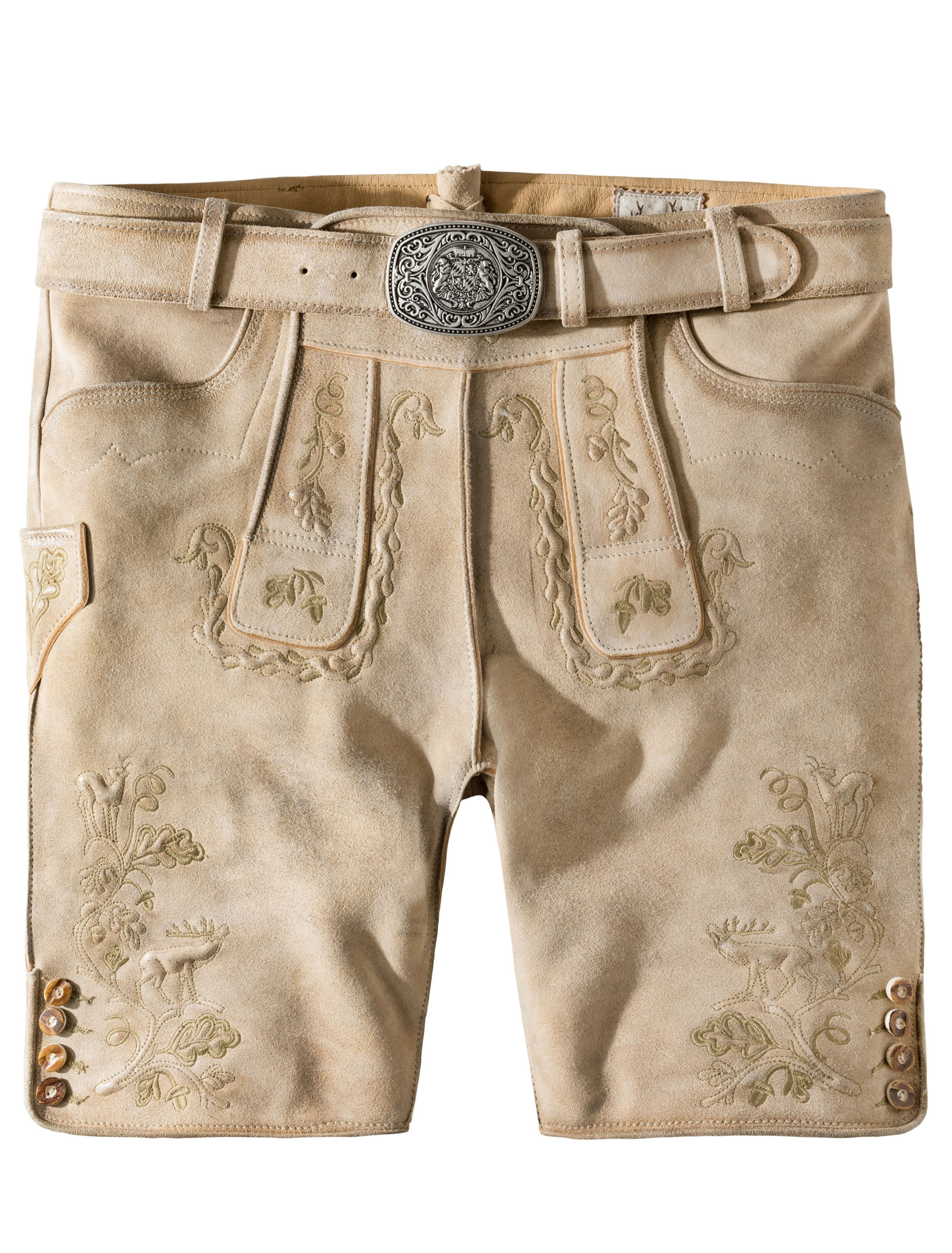 Lederhose Romano Herren beige 58