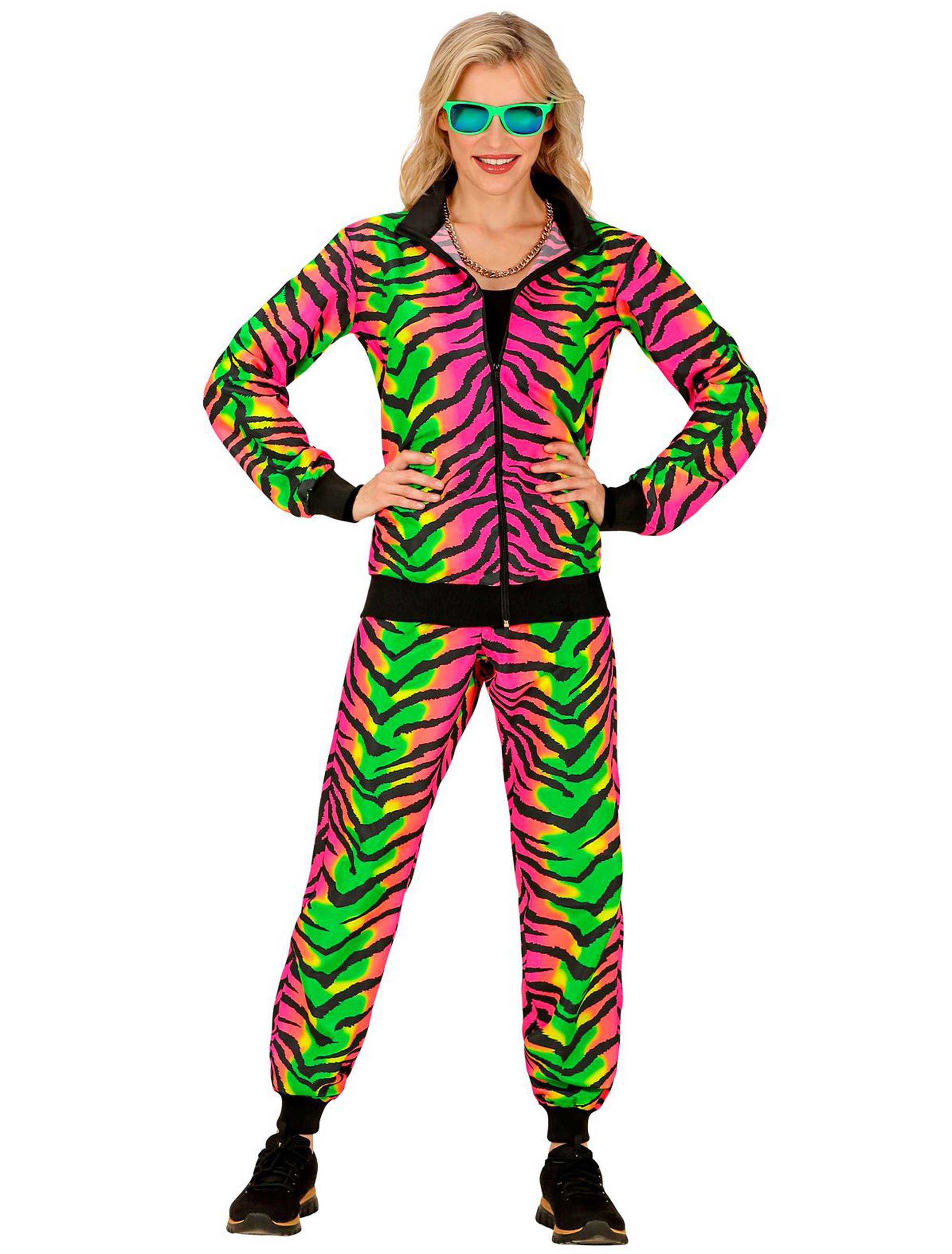 Jogginganzug Tiermuster 2tlg. bunt M Farbe: bunt