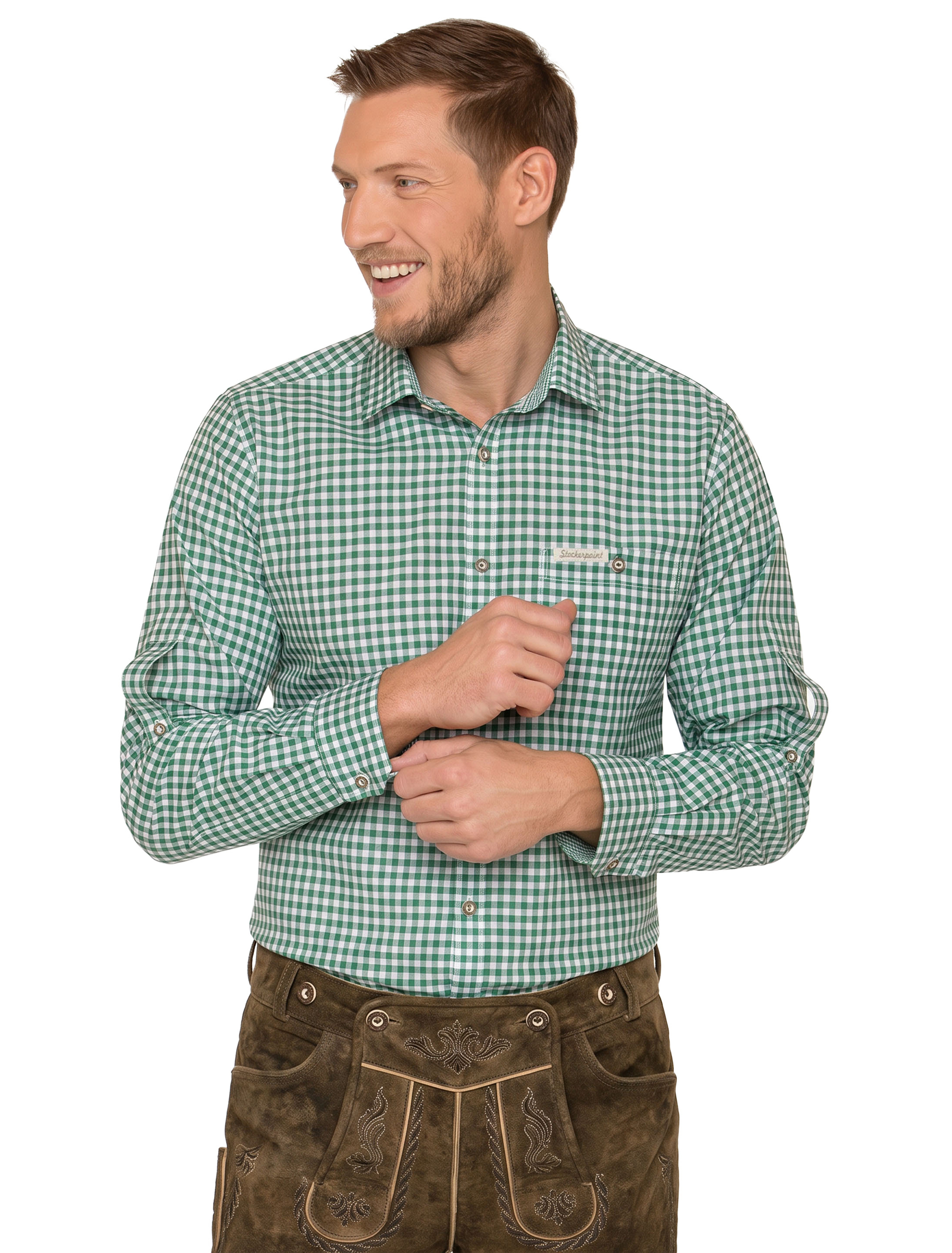 Hemd Campos Herren dunkelgrün 4XL