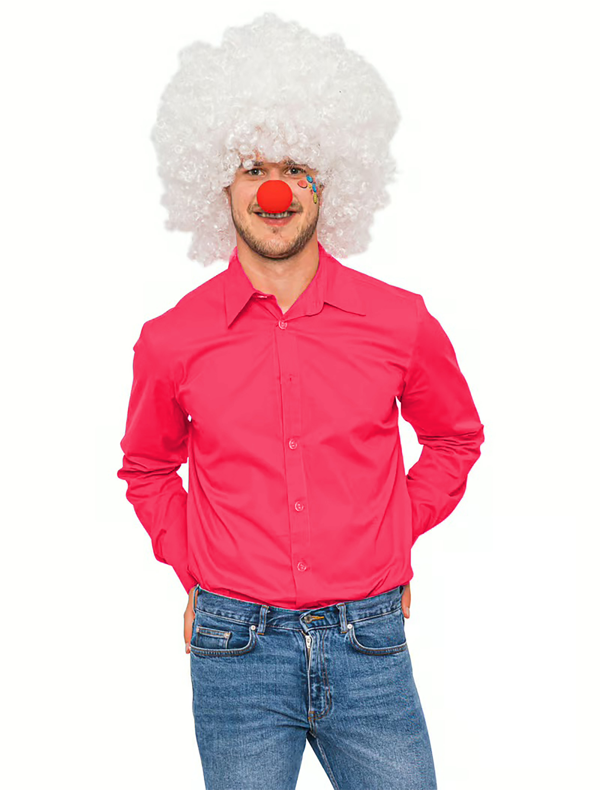 Hemd Herren pink 2XL