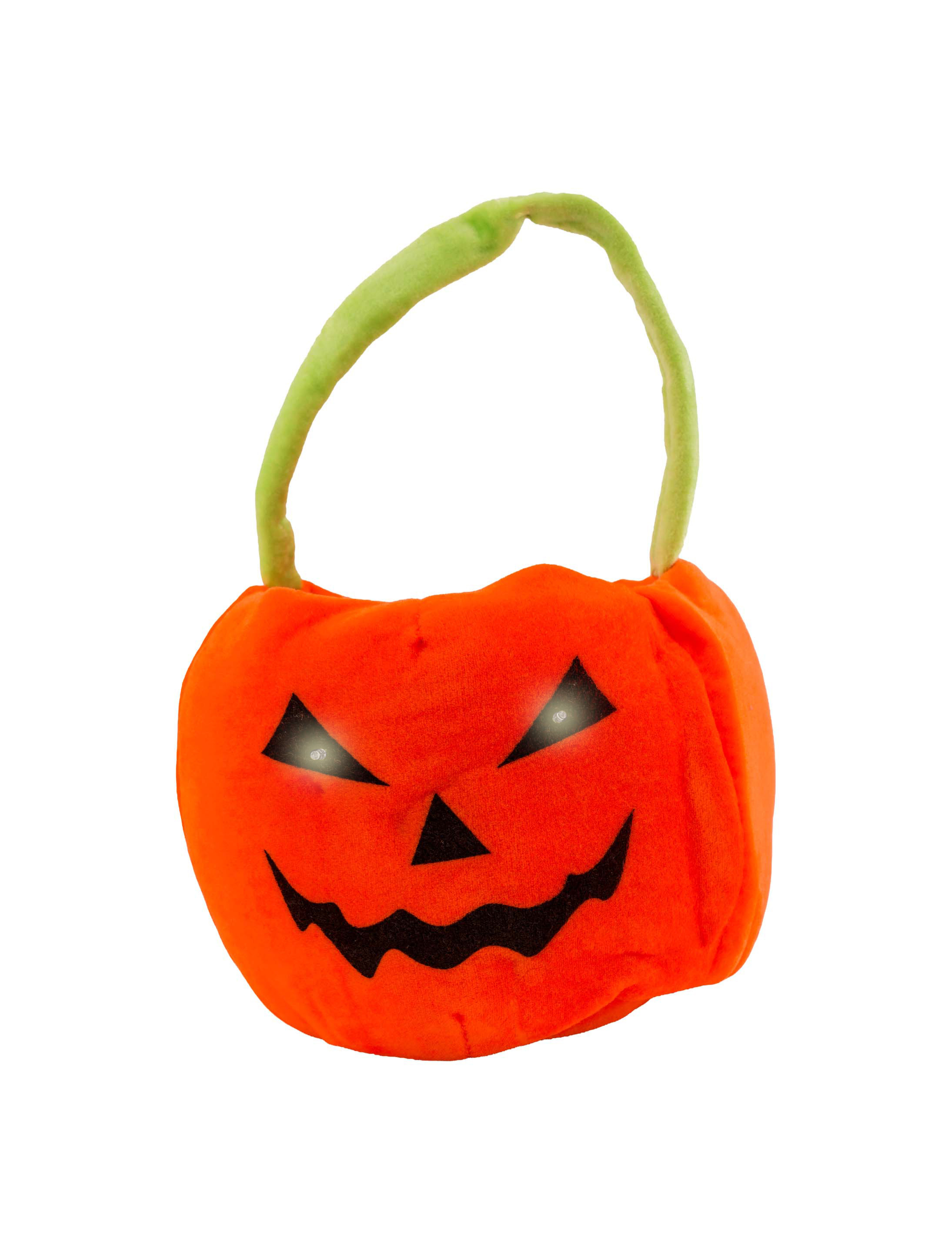 Kostümzubehör LED Tasche Kürbis orange