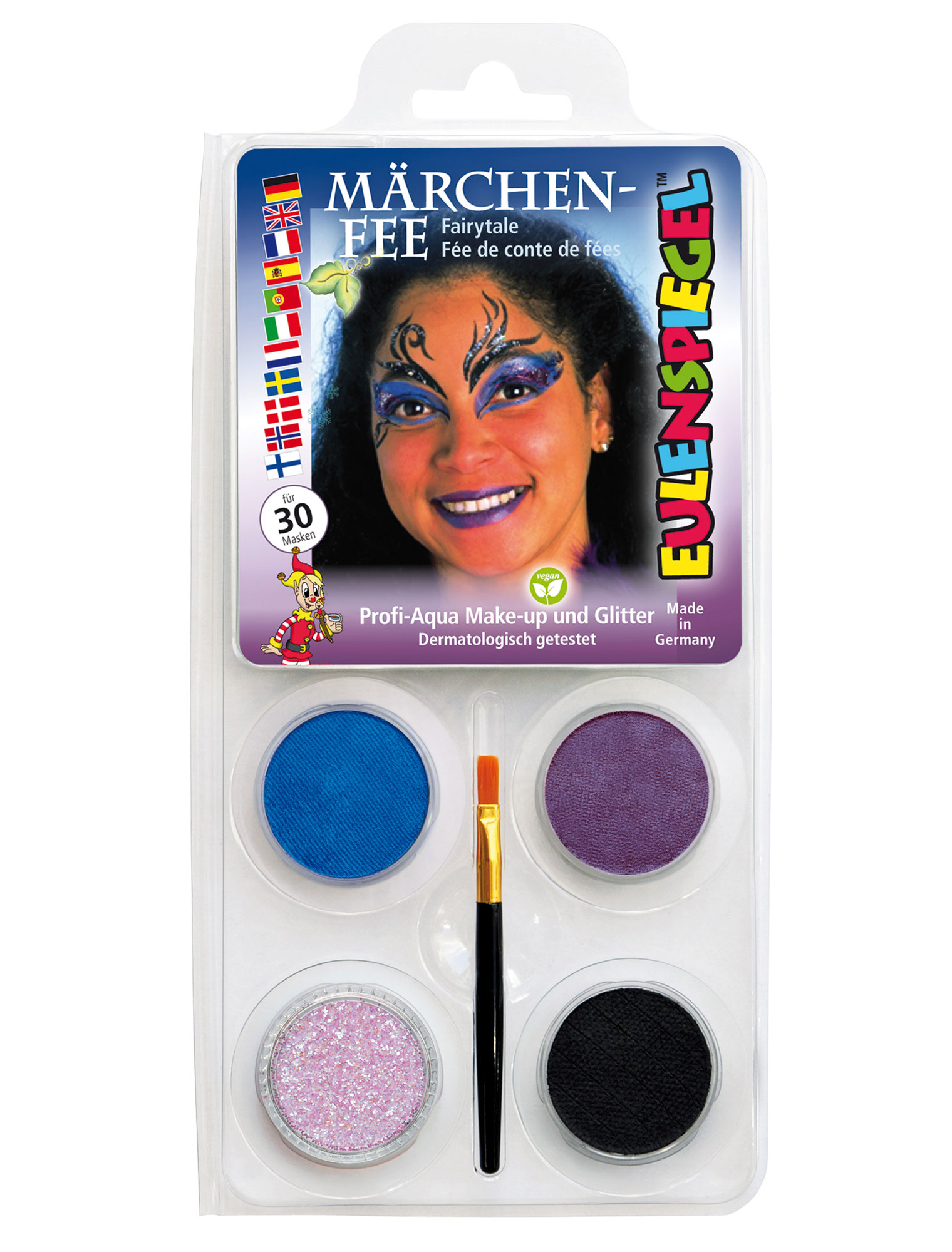 Aqua-Set Märchenfee Schminke für Karneval & Fasching