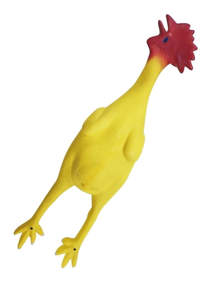 Kostümzubehör Huhn mit Sound 58cm gelb
