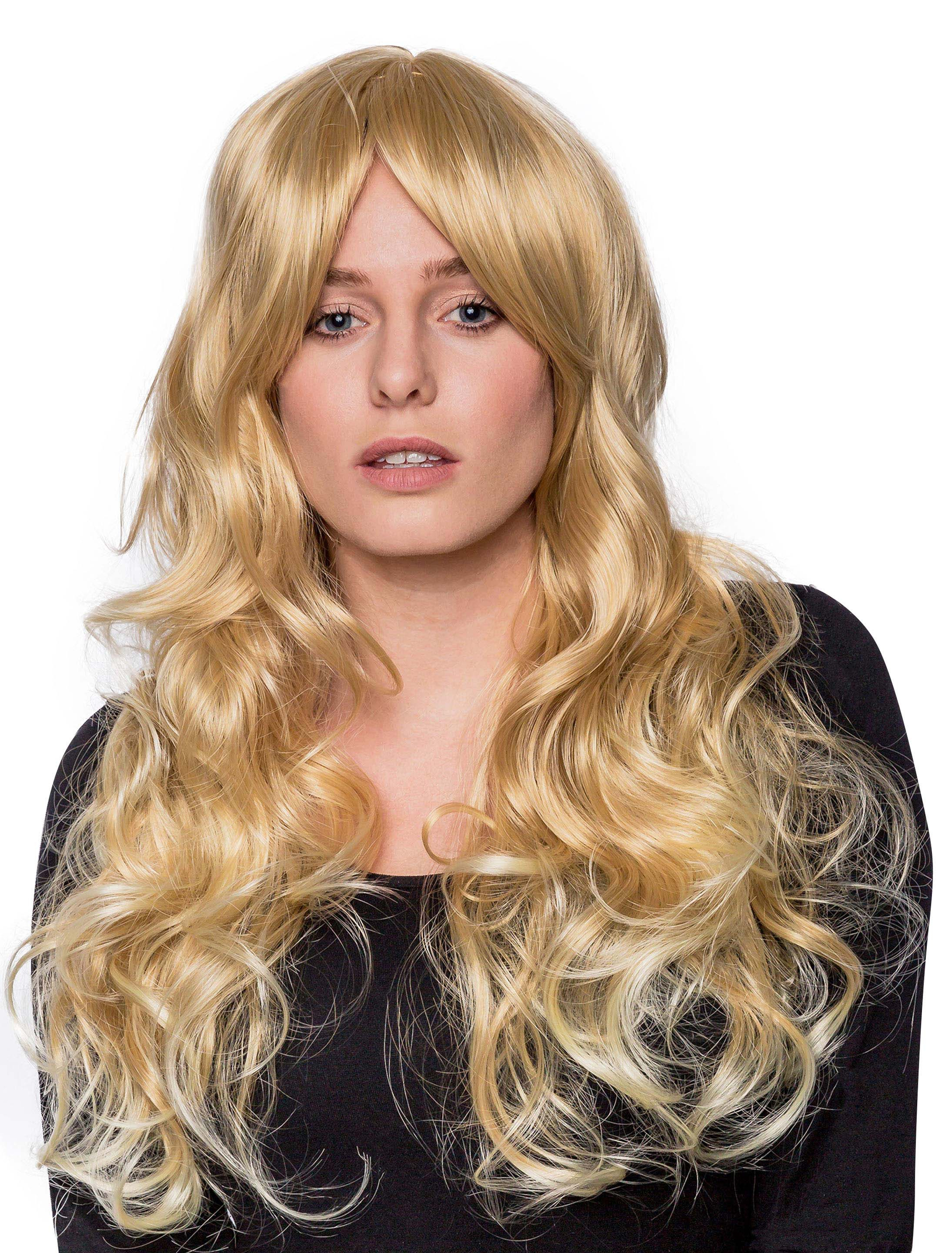 Kostümzubehör Perücke Saskia blond one size
