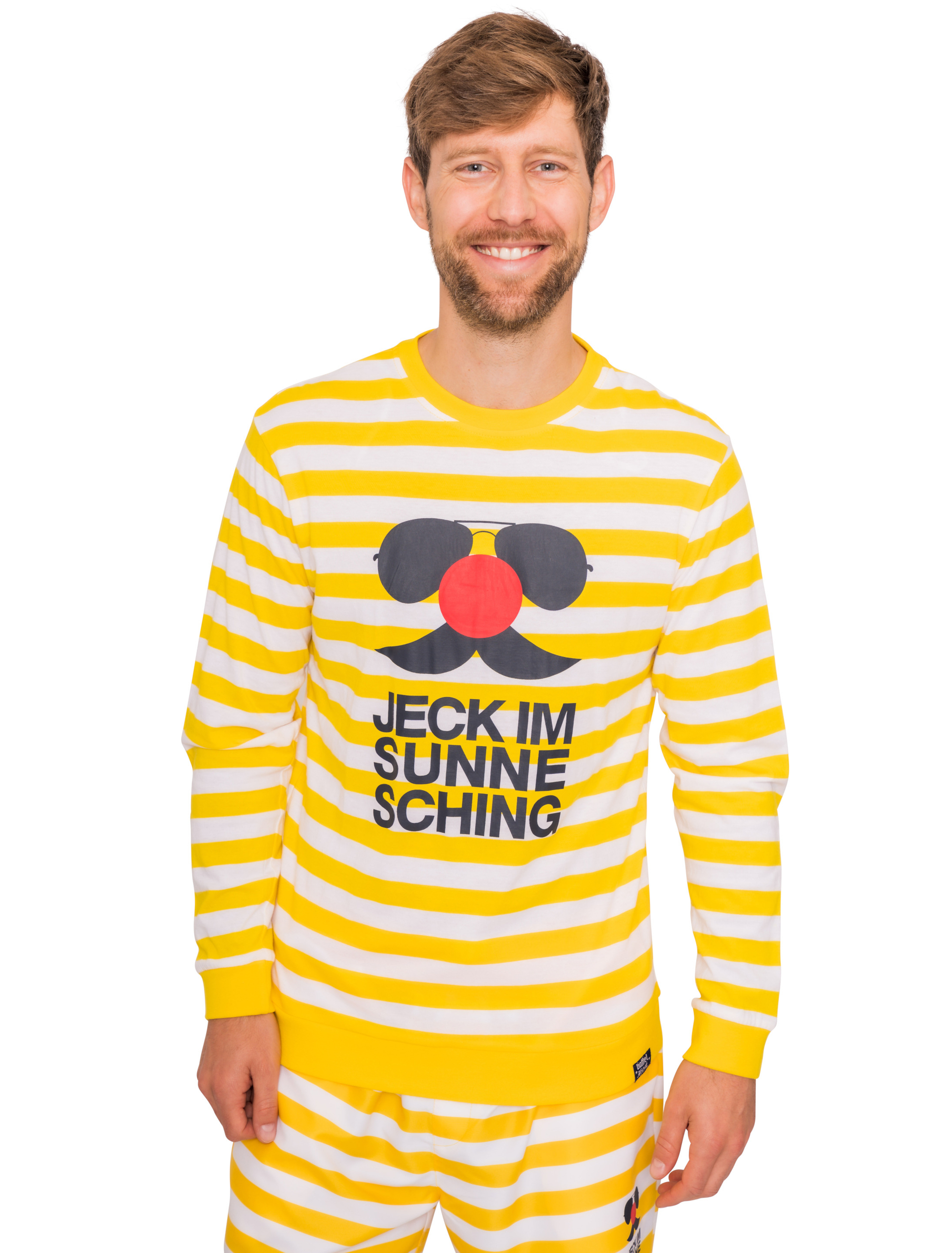 JIS Shirt Jeck im Sunnesching langarm Herren gelb 4XL/5XL