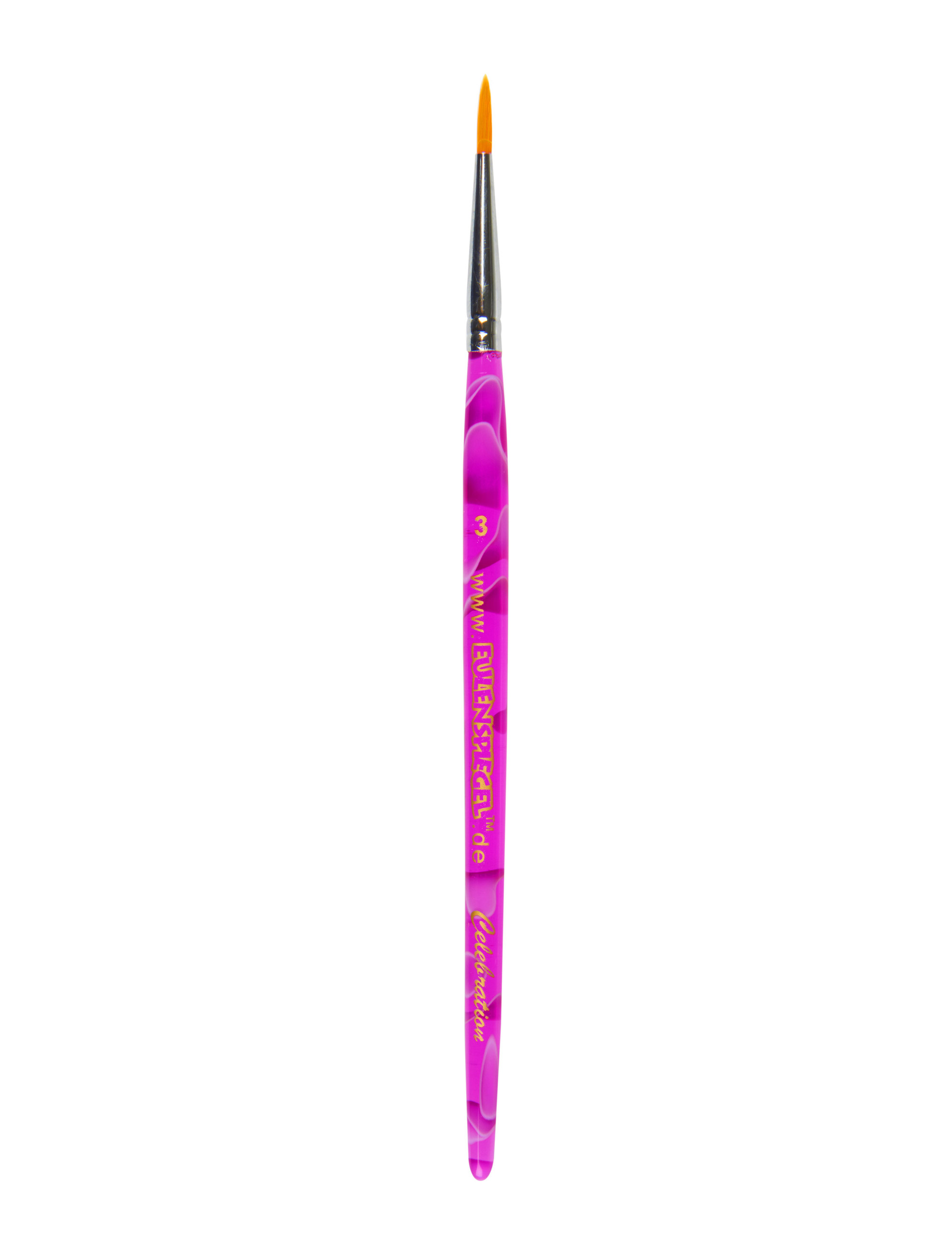 Profi-Rundpinsel Celebration (Gr. 3) Schminke für Karneval & Fasching Farbe: pink