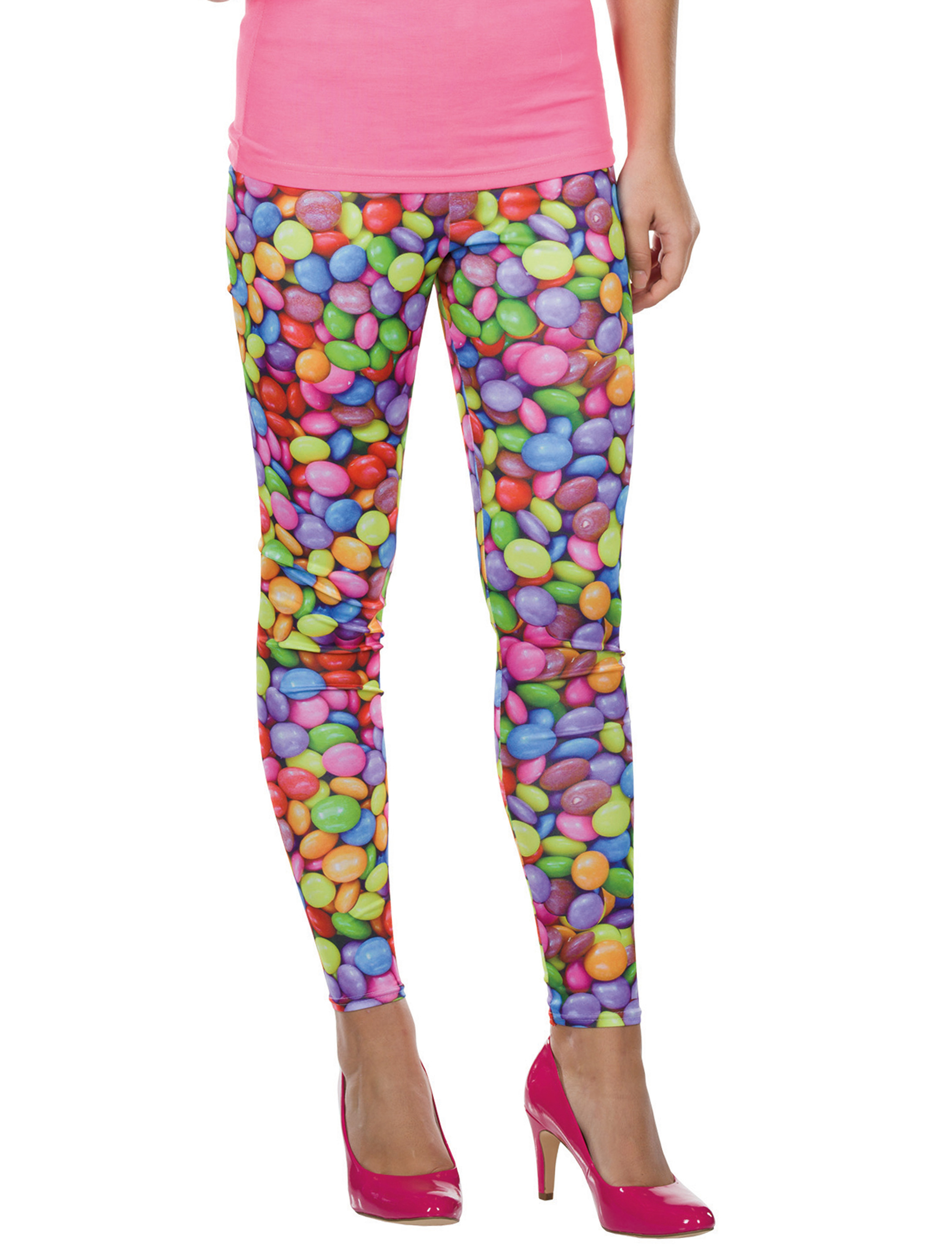 Leggings Candy Schokolinsen bunt 40 Farbe: mehrfarbig