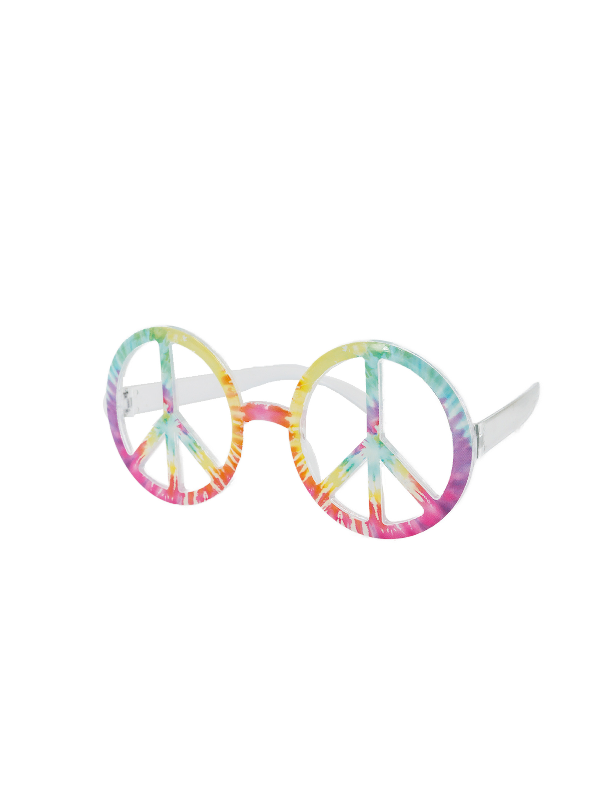 Kostümzubehör Brille Peace bunt Farbe: bunt
