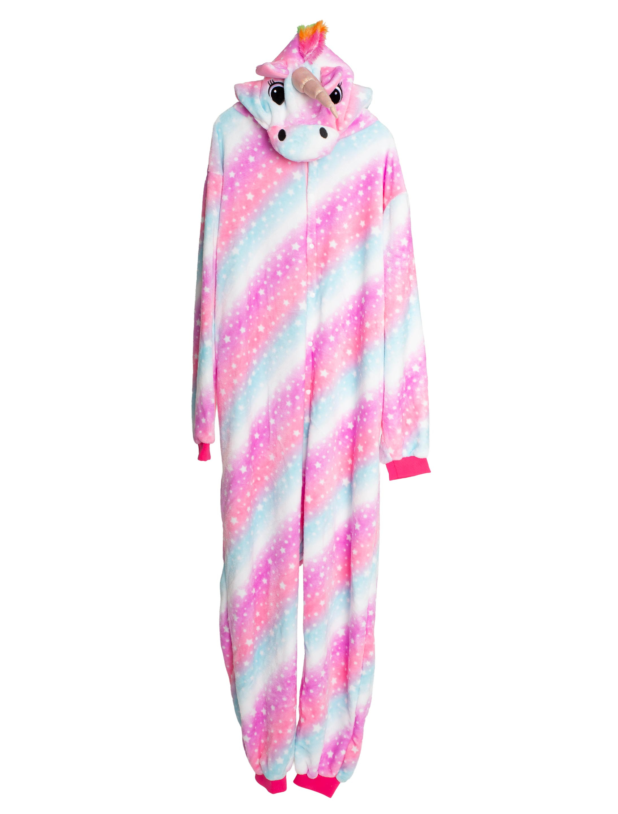 Overall Plüsch Einhorn bunt 56/58 Farbe: bunt