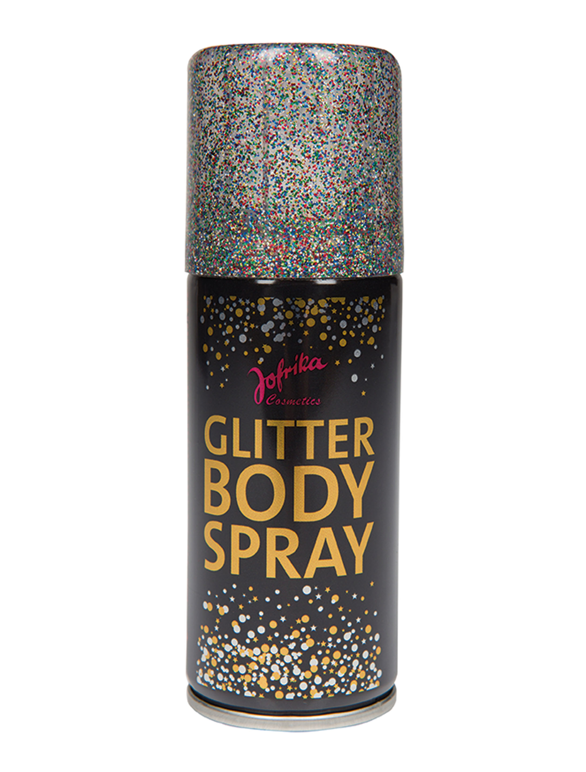 Bodyspray Glitzer 100ml rainbow Schminke für Karneval & Fasching