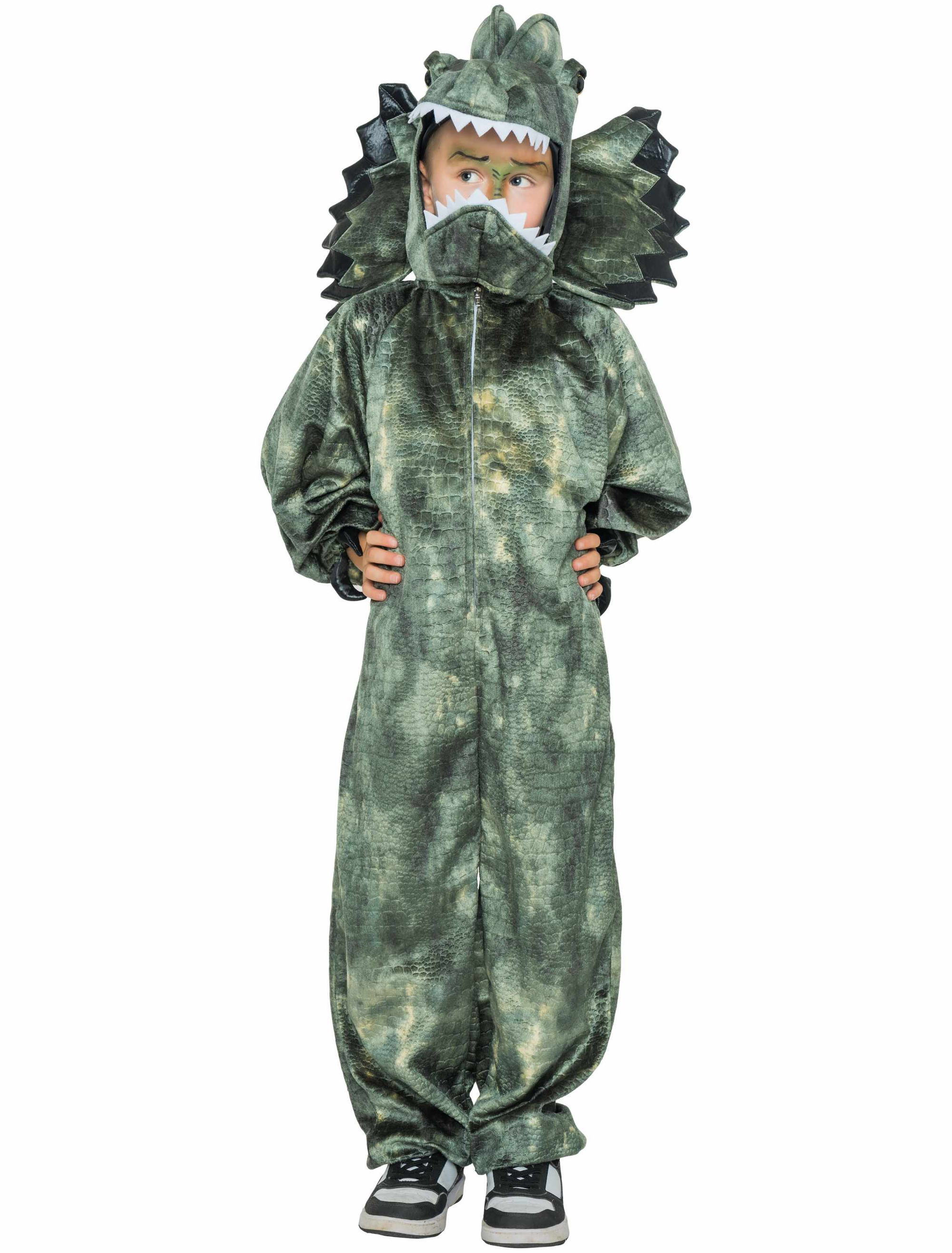 Overall Dilophosaurus Plüsch Kinder grün 140/164