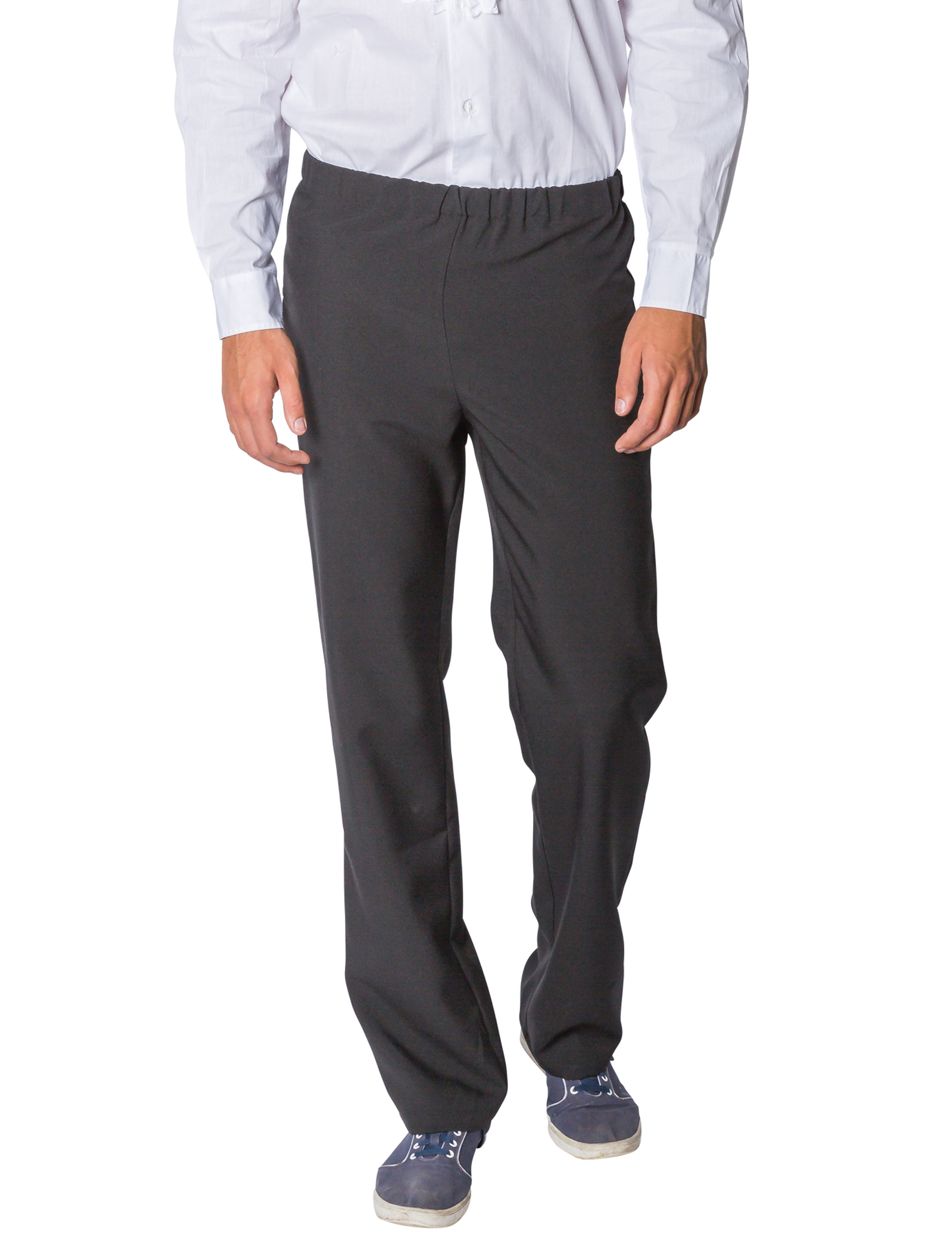 Hose eine Tasche Herren schwarz 60