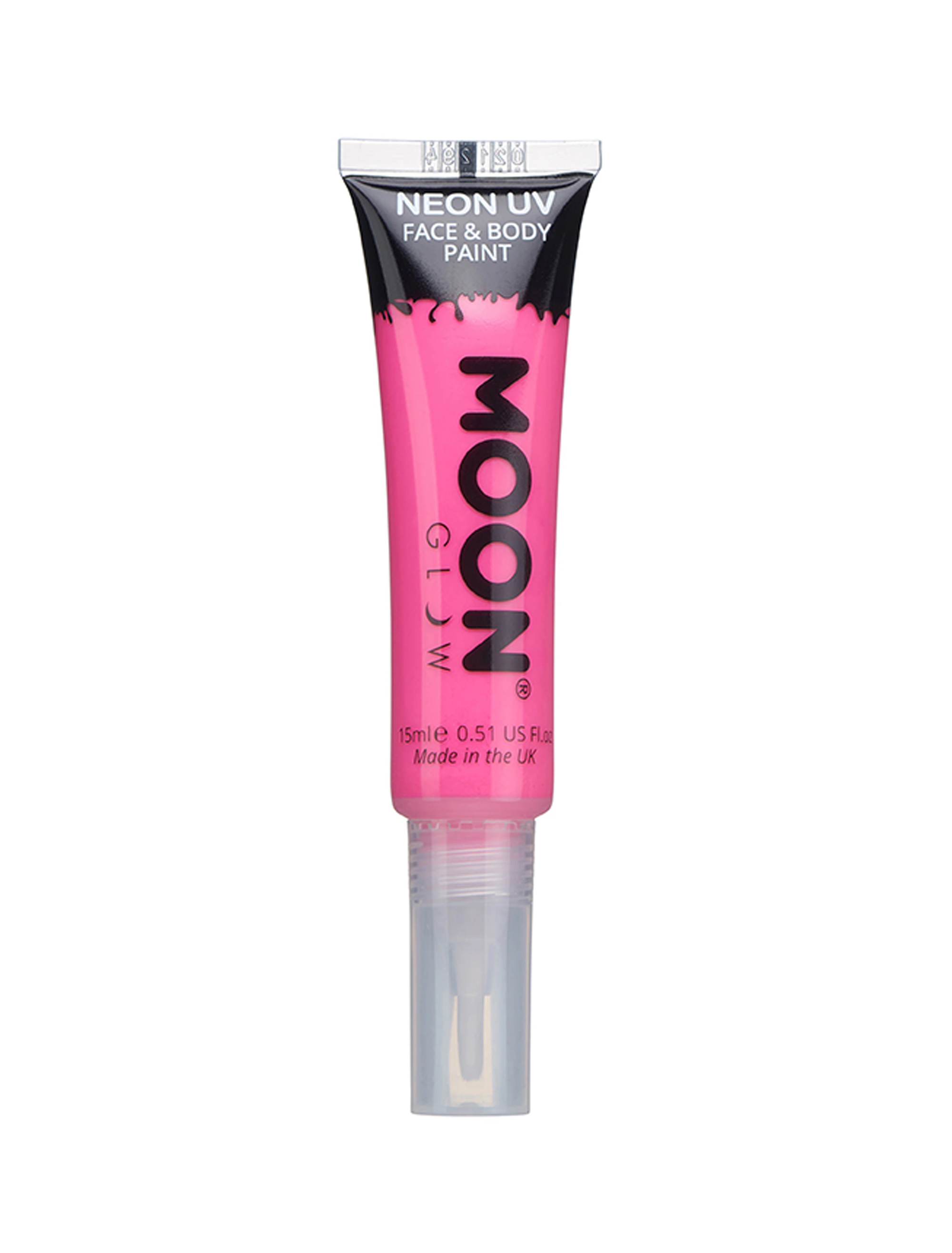 Gesichts- und Körperfarbe UV 15ml neonpink Schminke für Karneval & Fasching