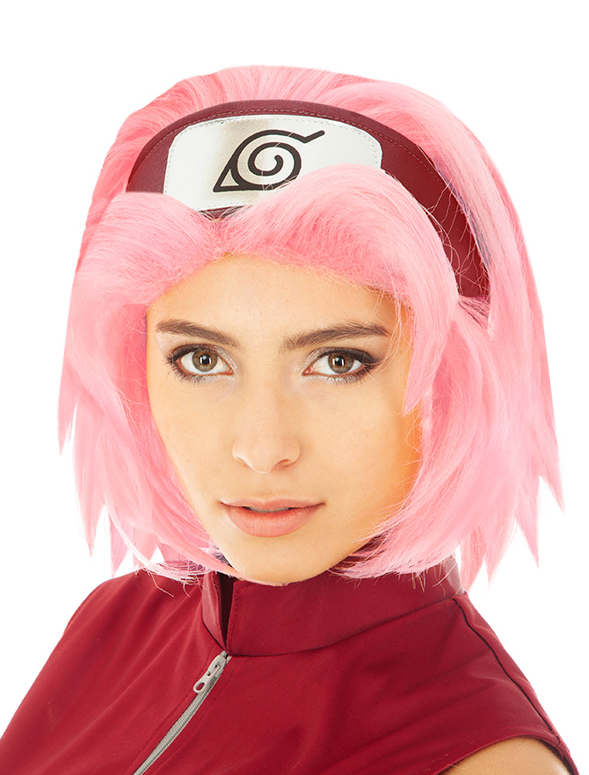 Kostümzubehör Perücke Sakura Damen rosa