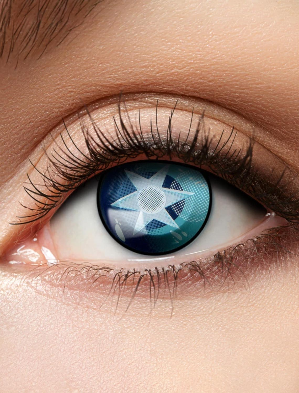 Kostümzubehör Kontaktlinsen Starry Sky Farbe: Starry Sky