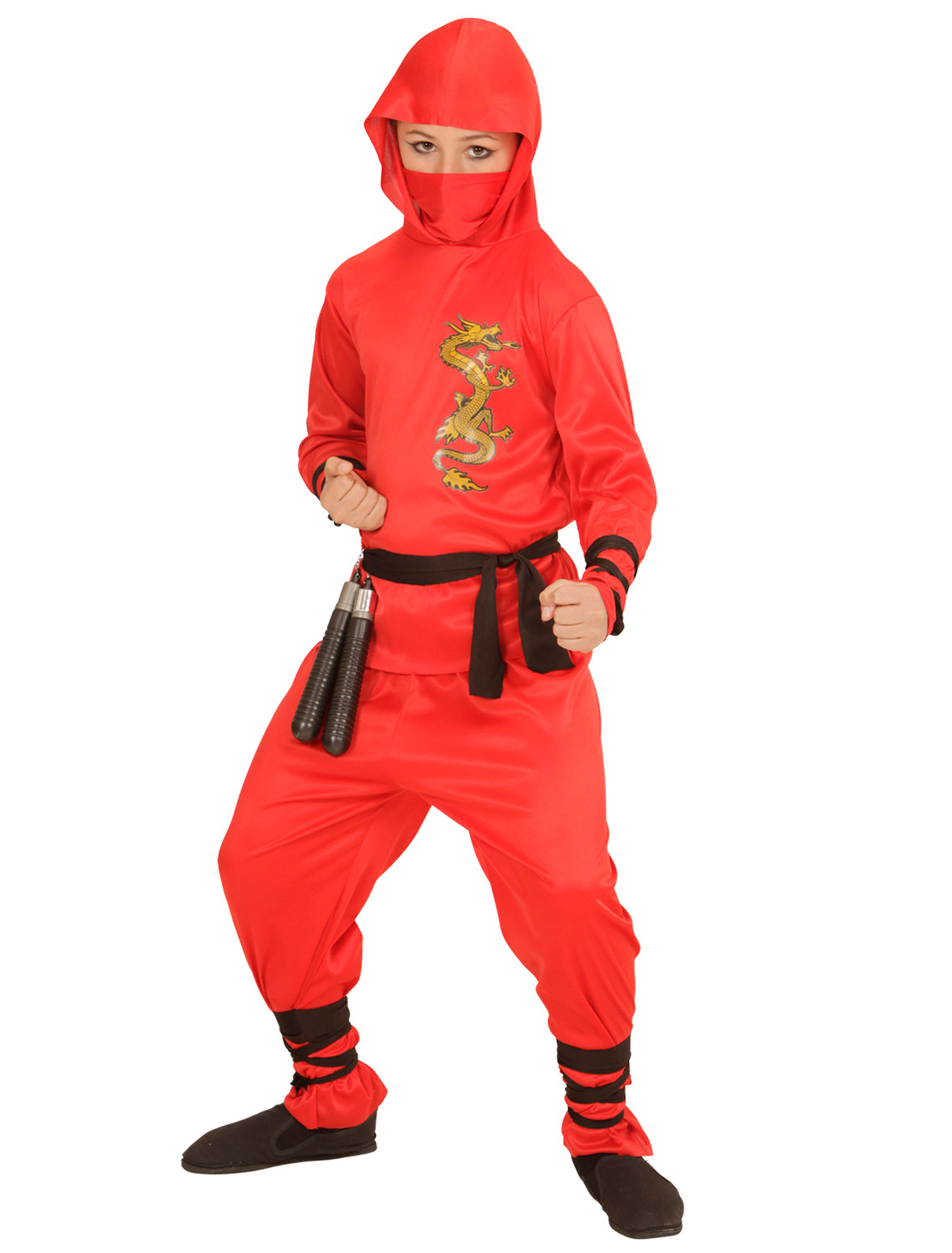 Ninja Dragon Kinder 6-tlg. rot