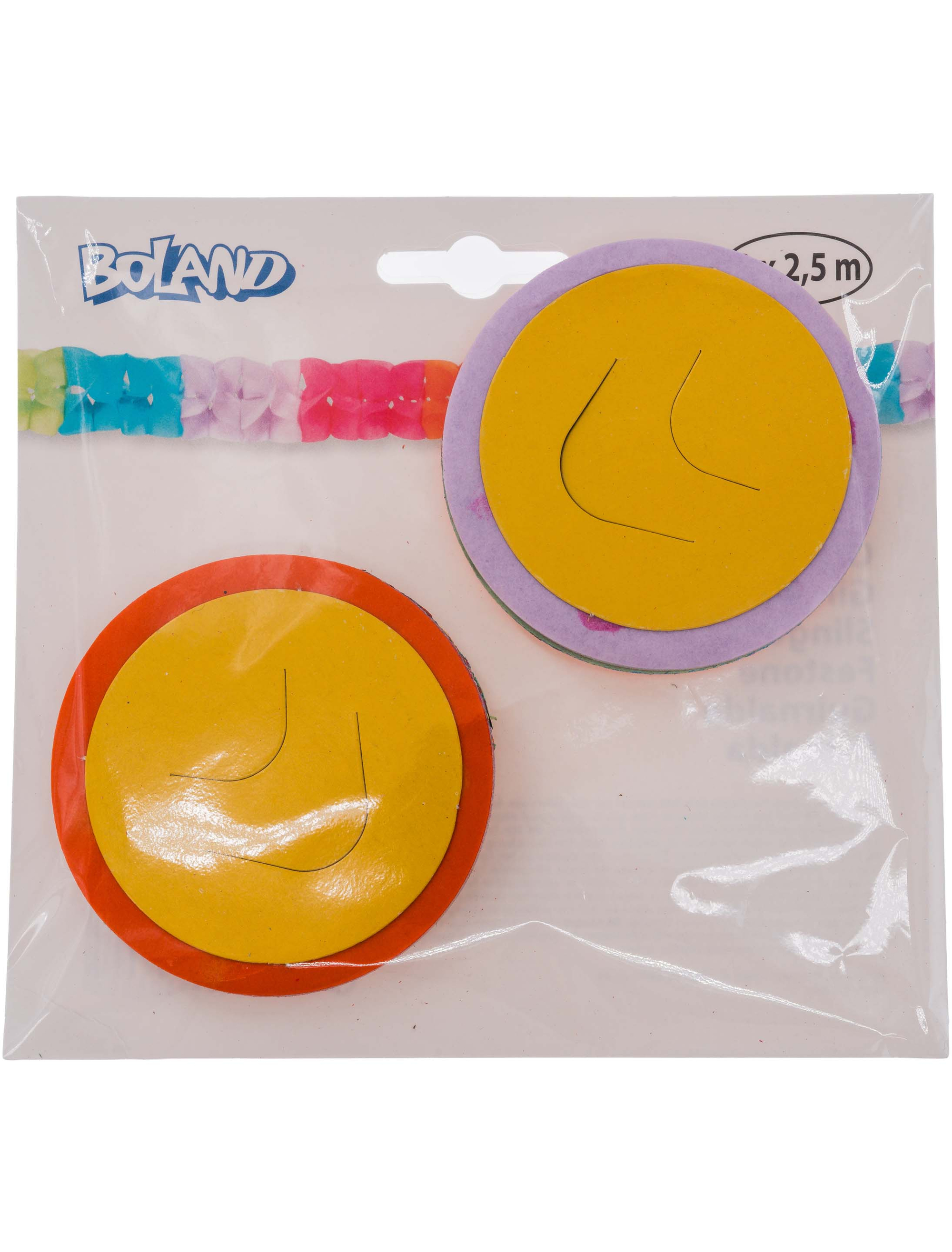 Papiergirlande Beauty 2,5m bunt Farbe: bunt