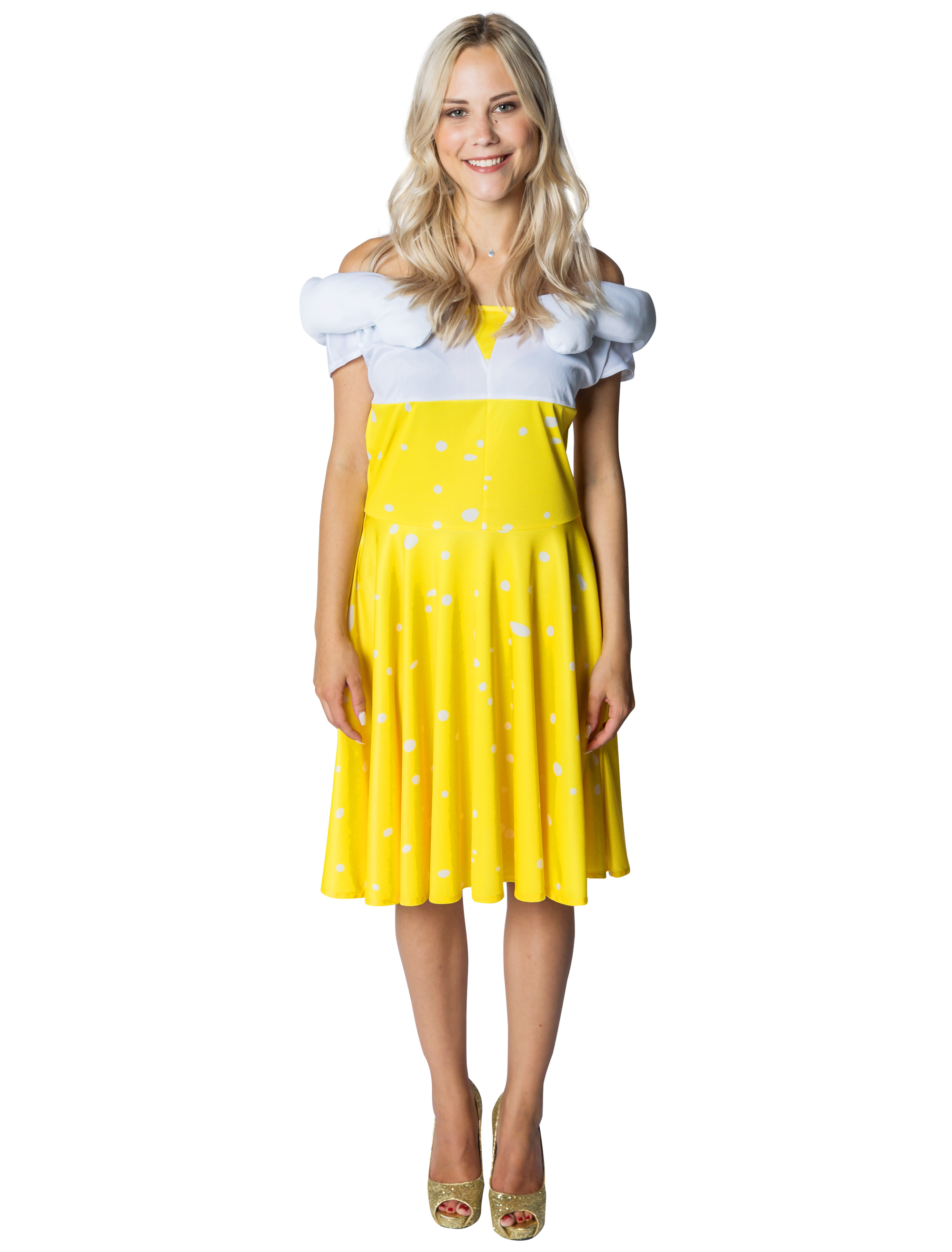 Kleid Bier gelb 2XL/3XL