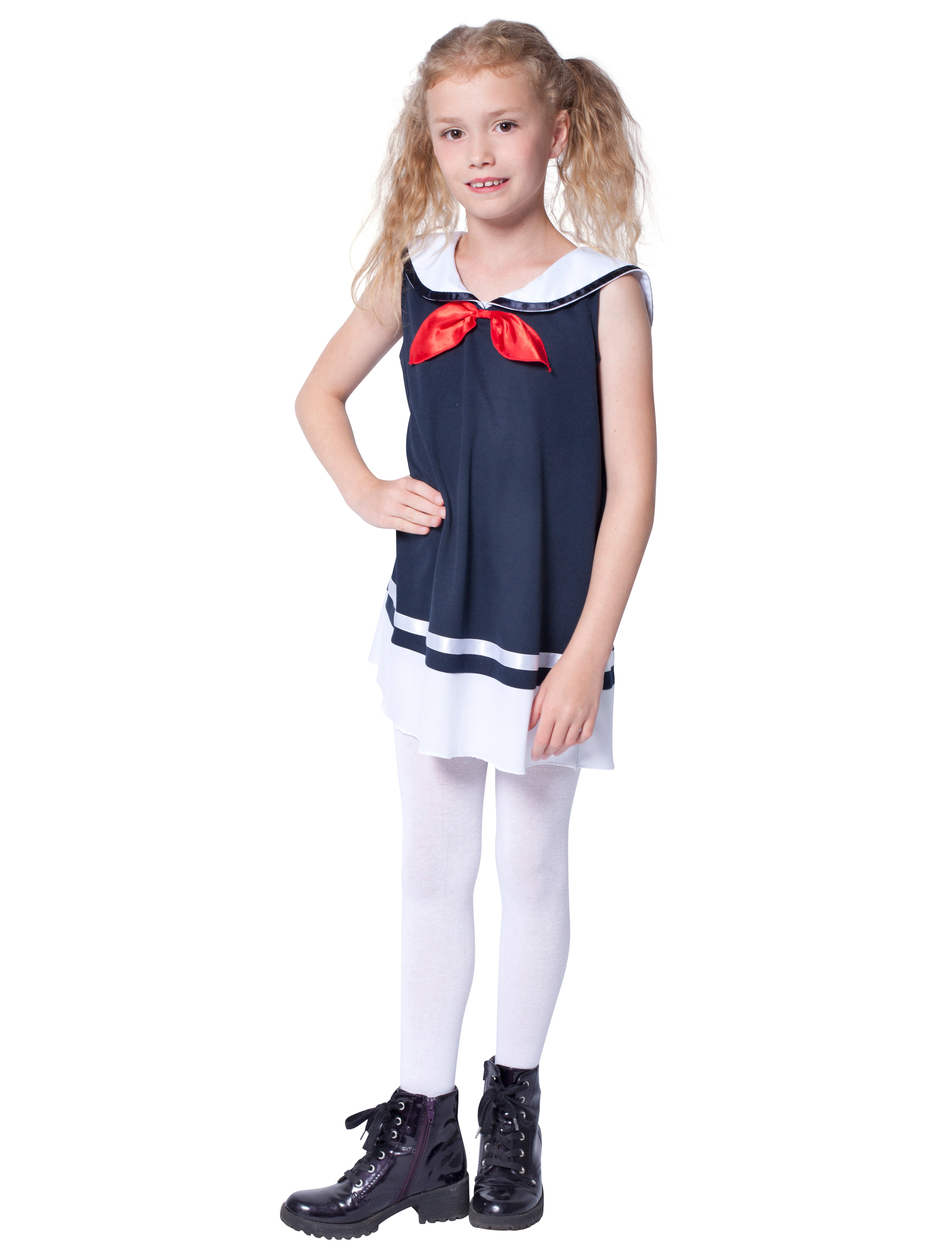 Kleidchen Matrosin Kinder Kinder dunkelblau 152