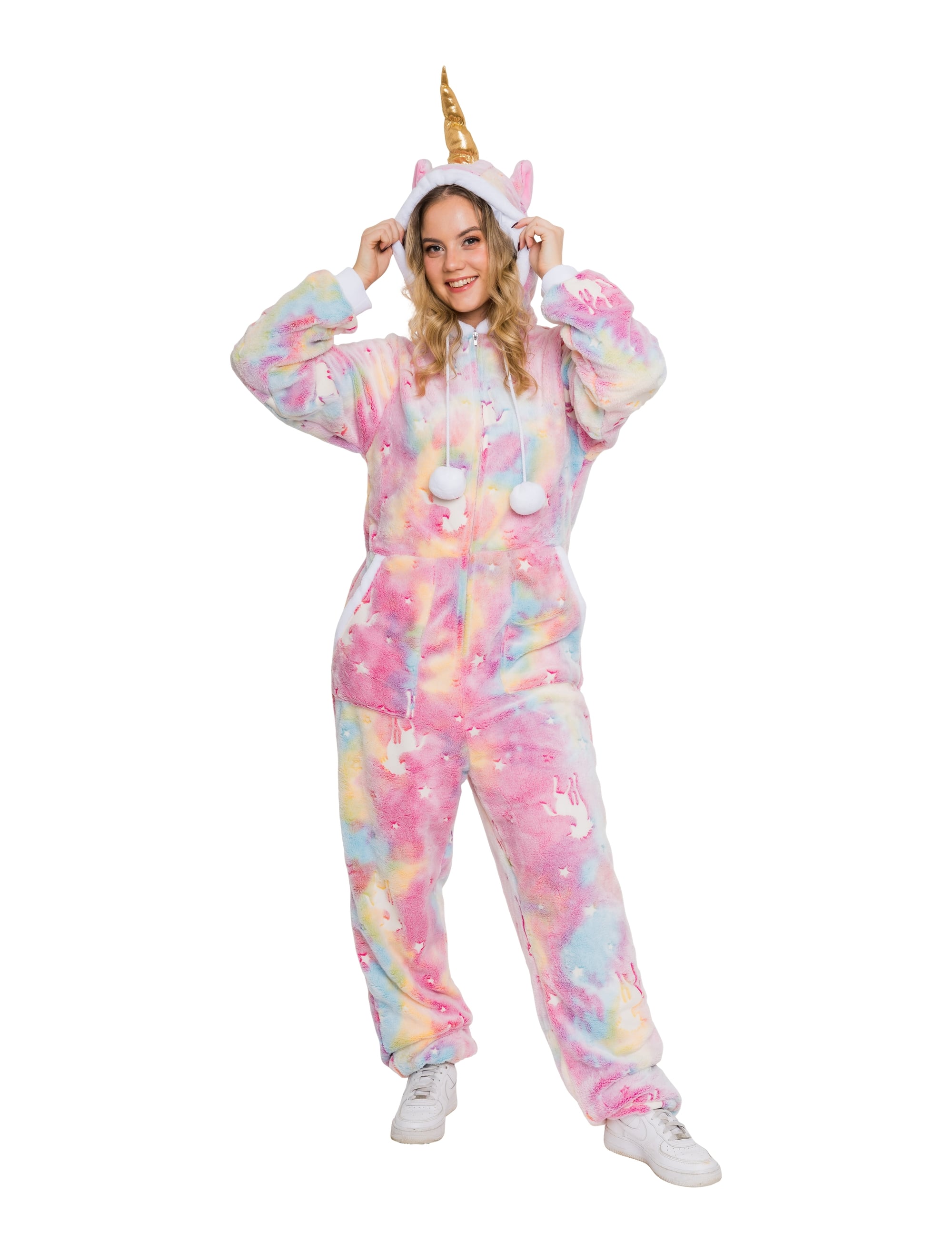 Jumpsuit Einhorn bunt 34/36 Farbe: bunt