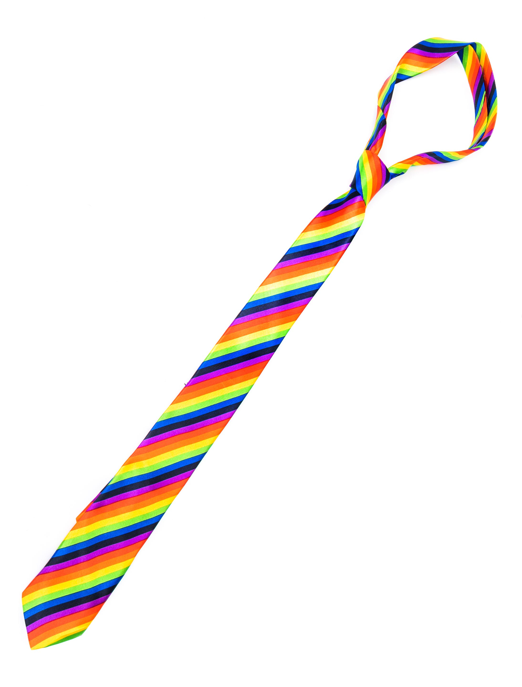 Kostümzubehör Krawatte Regenbogen Farbe: rainbow