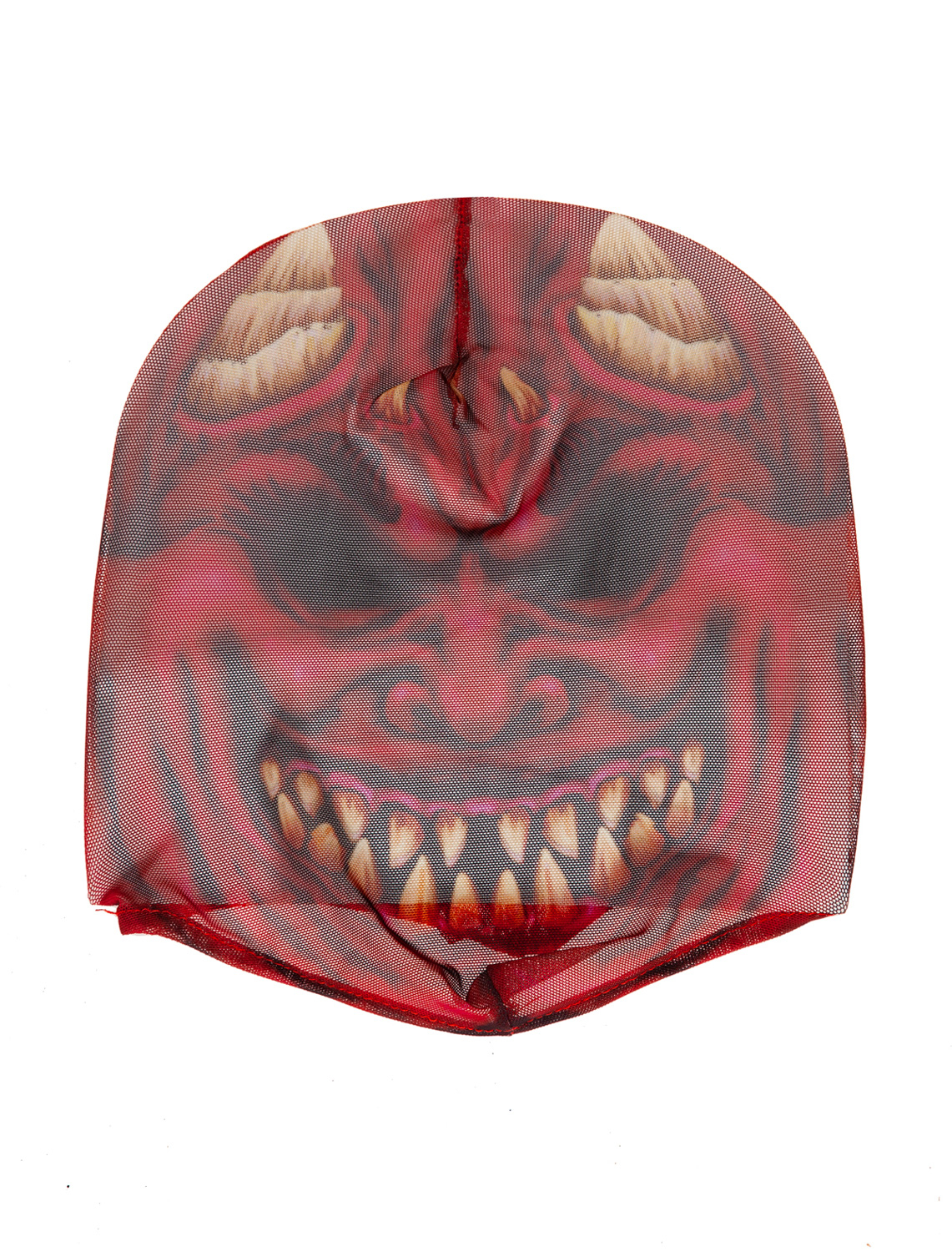Kostümzubehör Maske Teufel rot