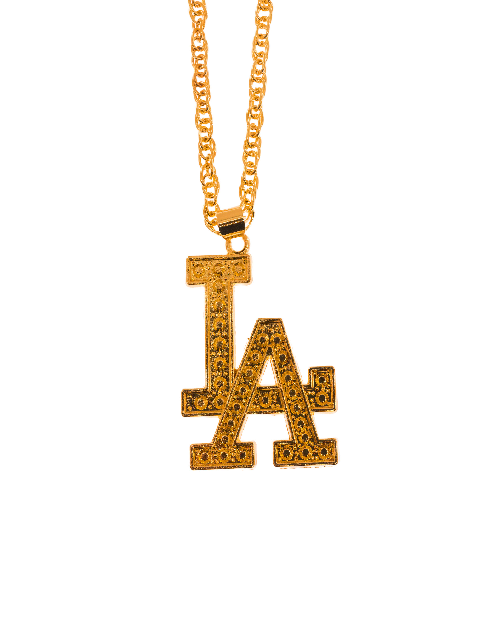 Kostümzubehör Halskette L.A. gold