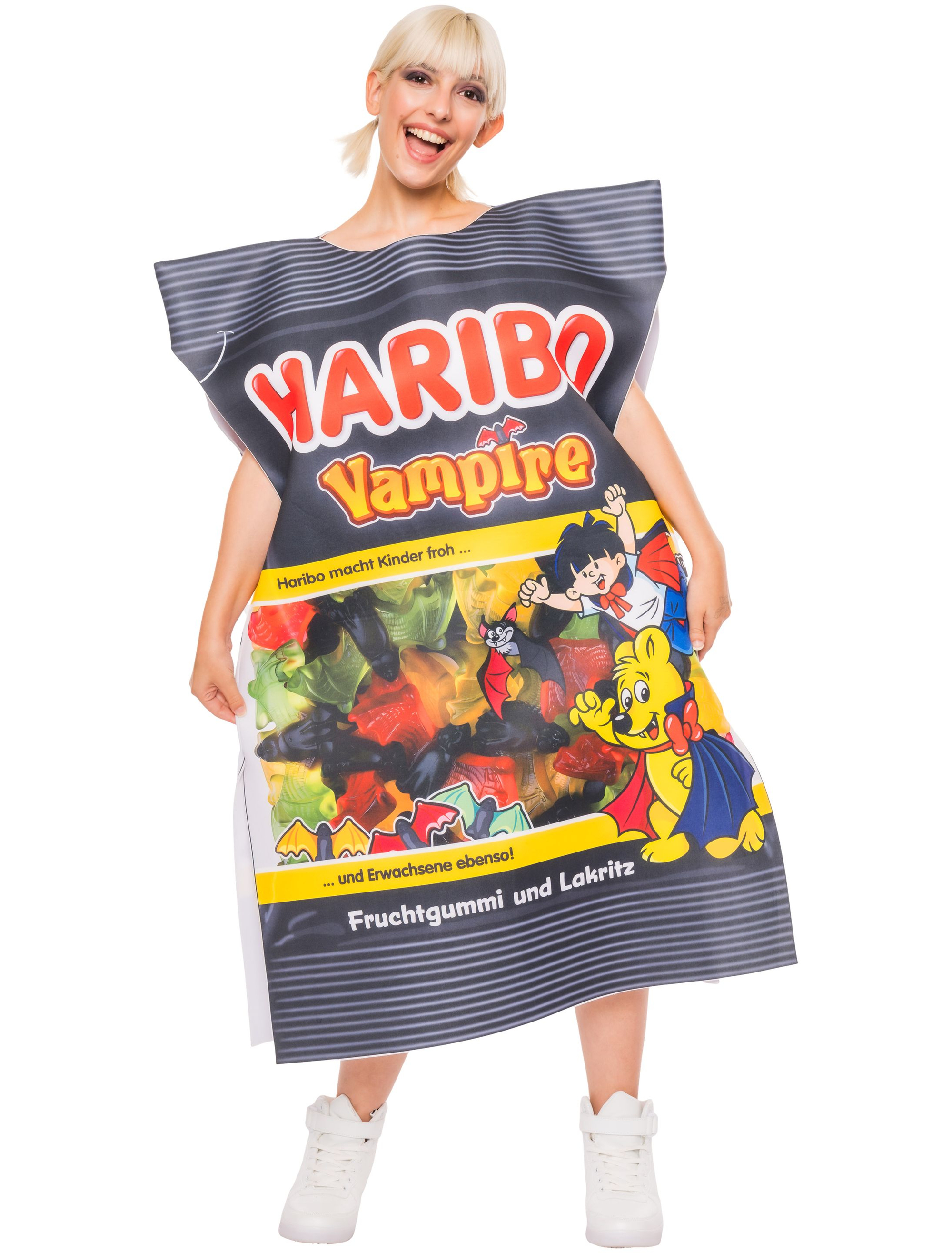 Kostüm HARIBO Vampire Erwachsene bunt one size Farbe: bunt