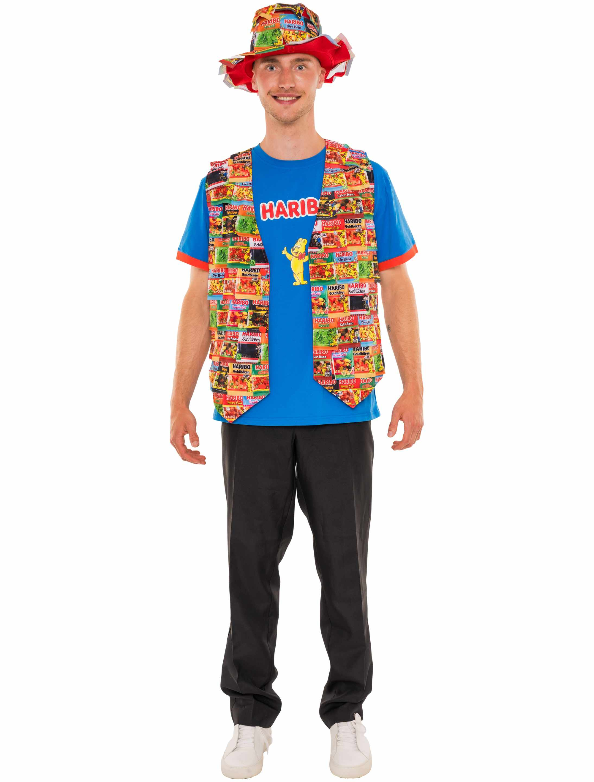 Weste HARIBO Tütchen Herren bunt L/XL Farbe: bunt