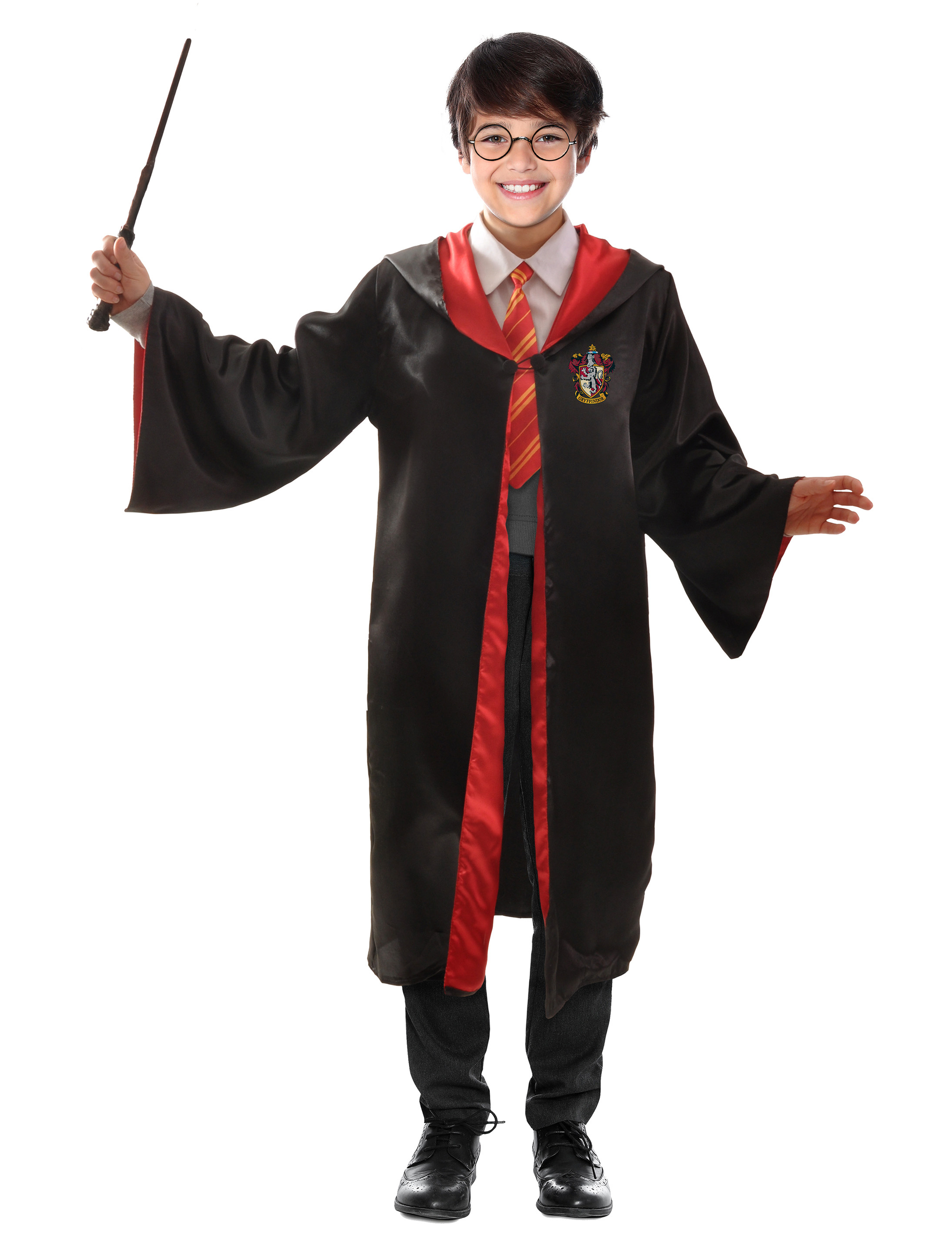 Kostüm Harry Potter 5-tlg. Kinder schwarz 9-11 Jahre