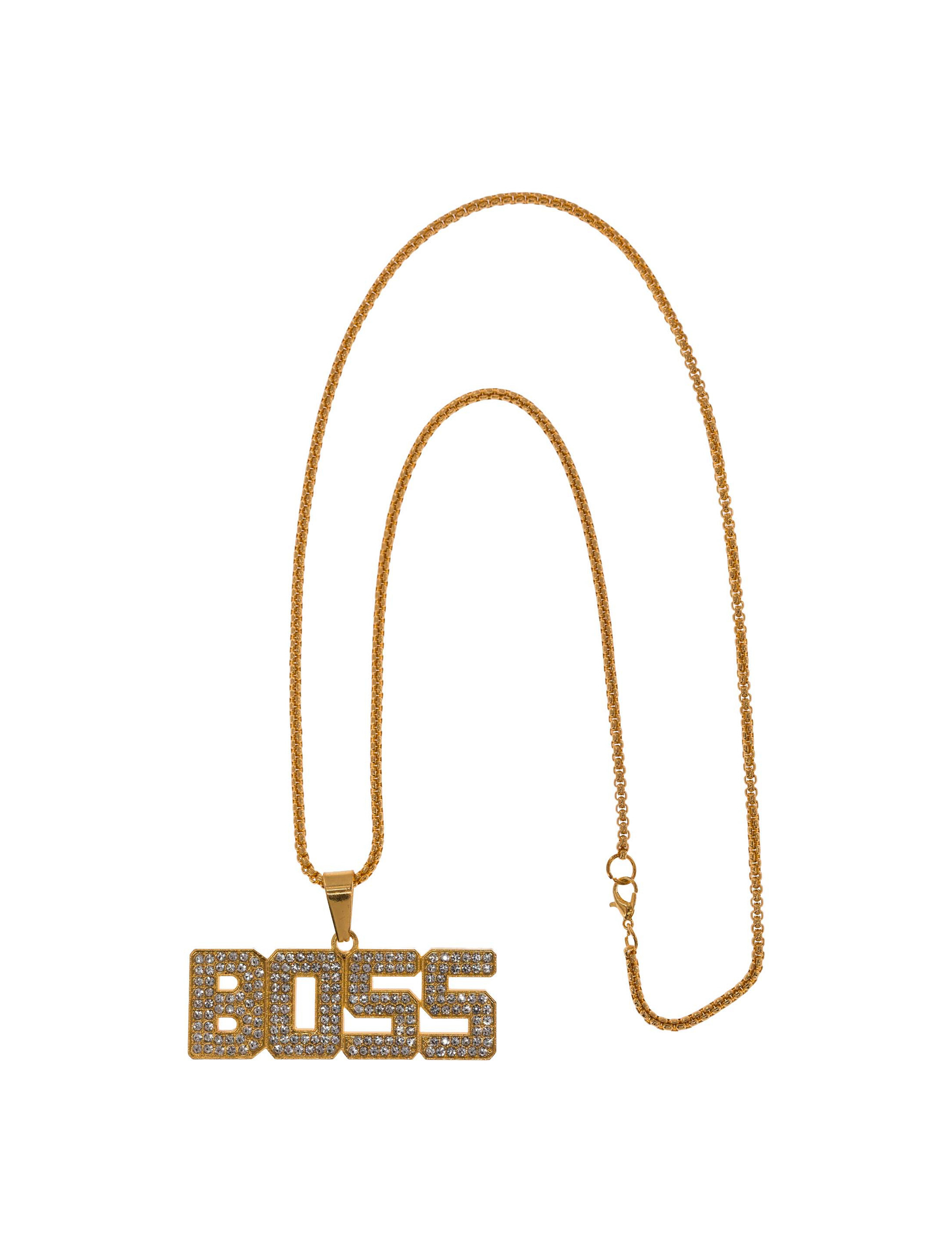 Kostümzubehör Halskette BOSS gold