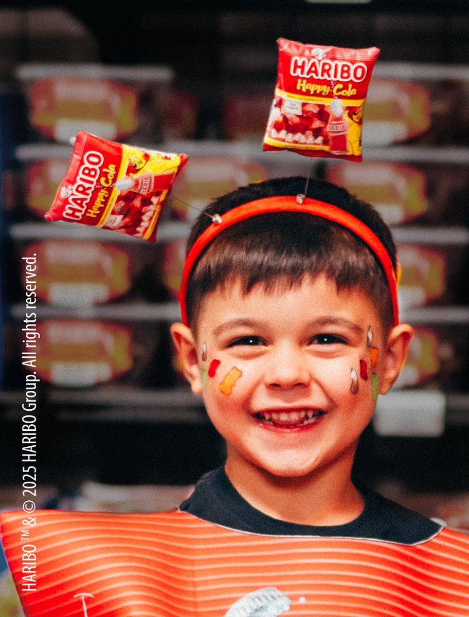 Kostümzubehör Haarreif HARIBO Happy-Cola bunt Farbe: bunt