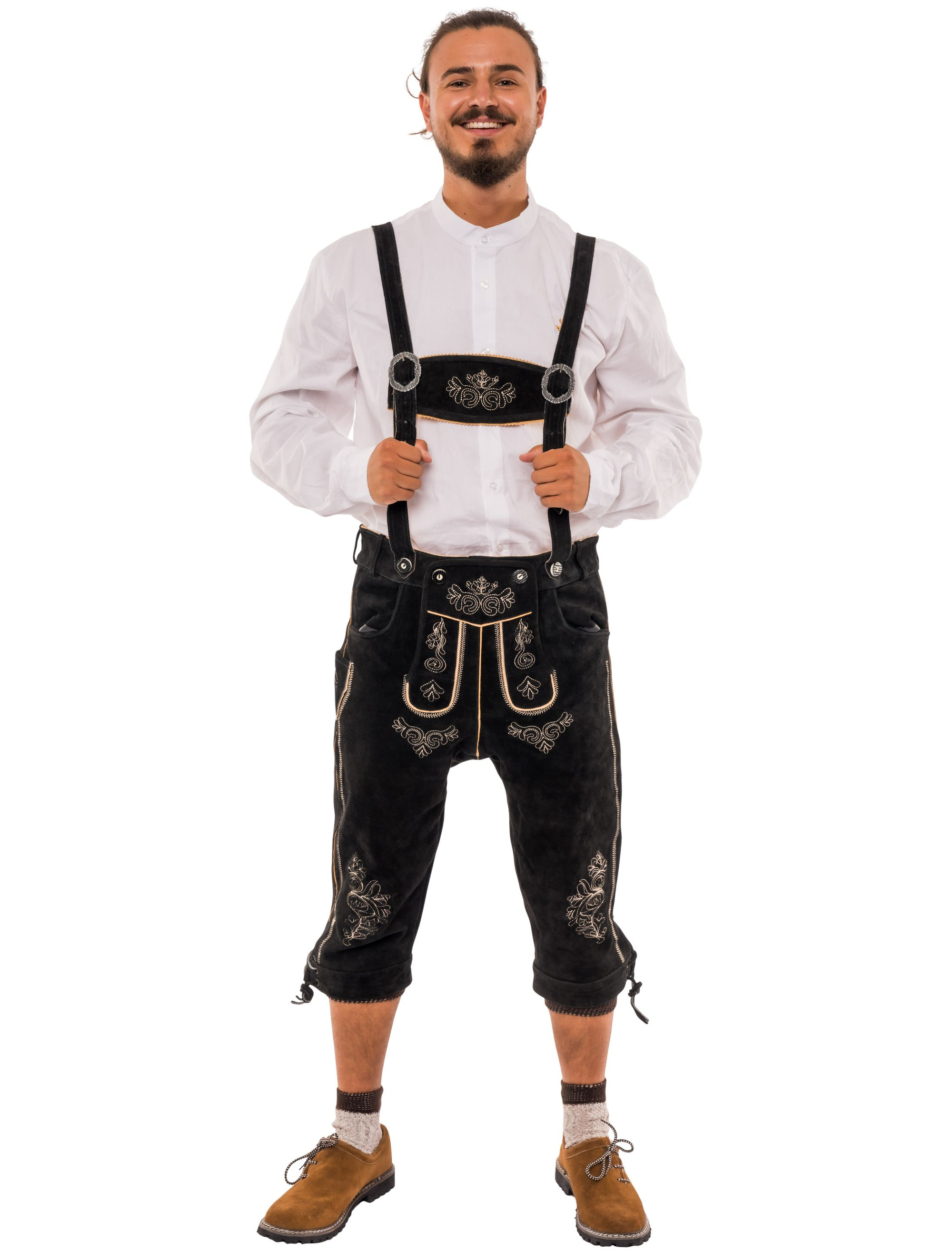 Lederhose Josef Herren schwarz M