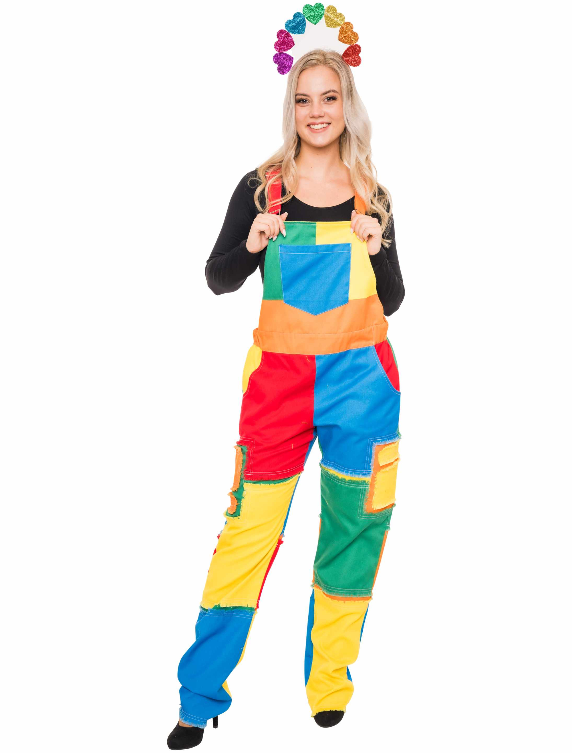 Latzhose bunt S/M Farbe: bunt