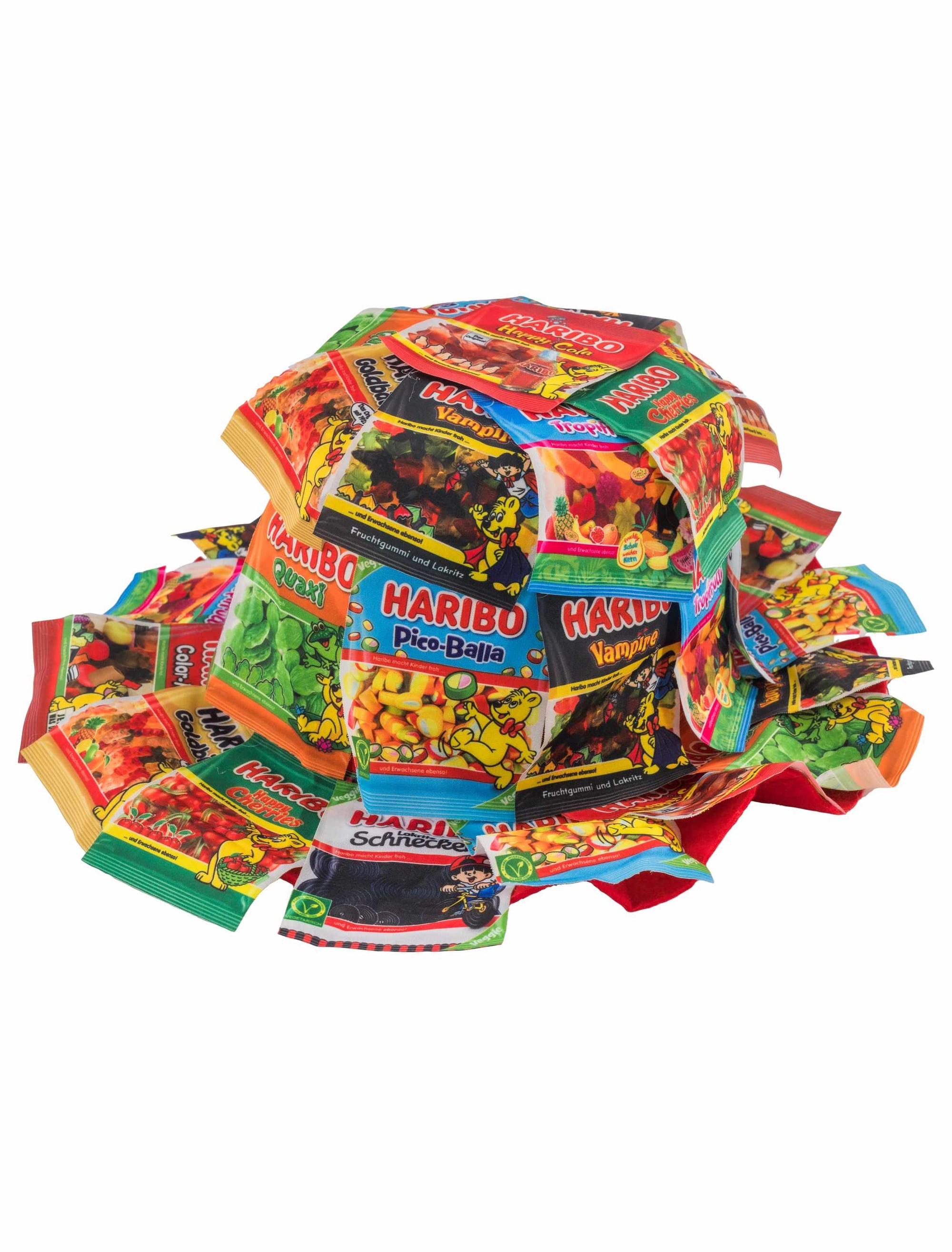 Kostümzubehör Hut HARIBO Tütchen bunt 59 Farbe: bunt