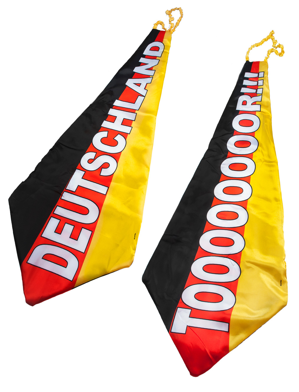 Kostümzubehör Riesen-Krawatte Deutschland Tooooooor Farbe: schwarz/rot/gold