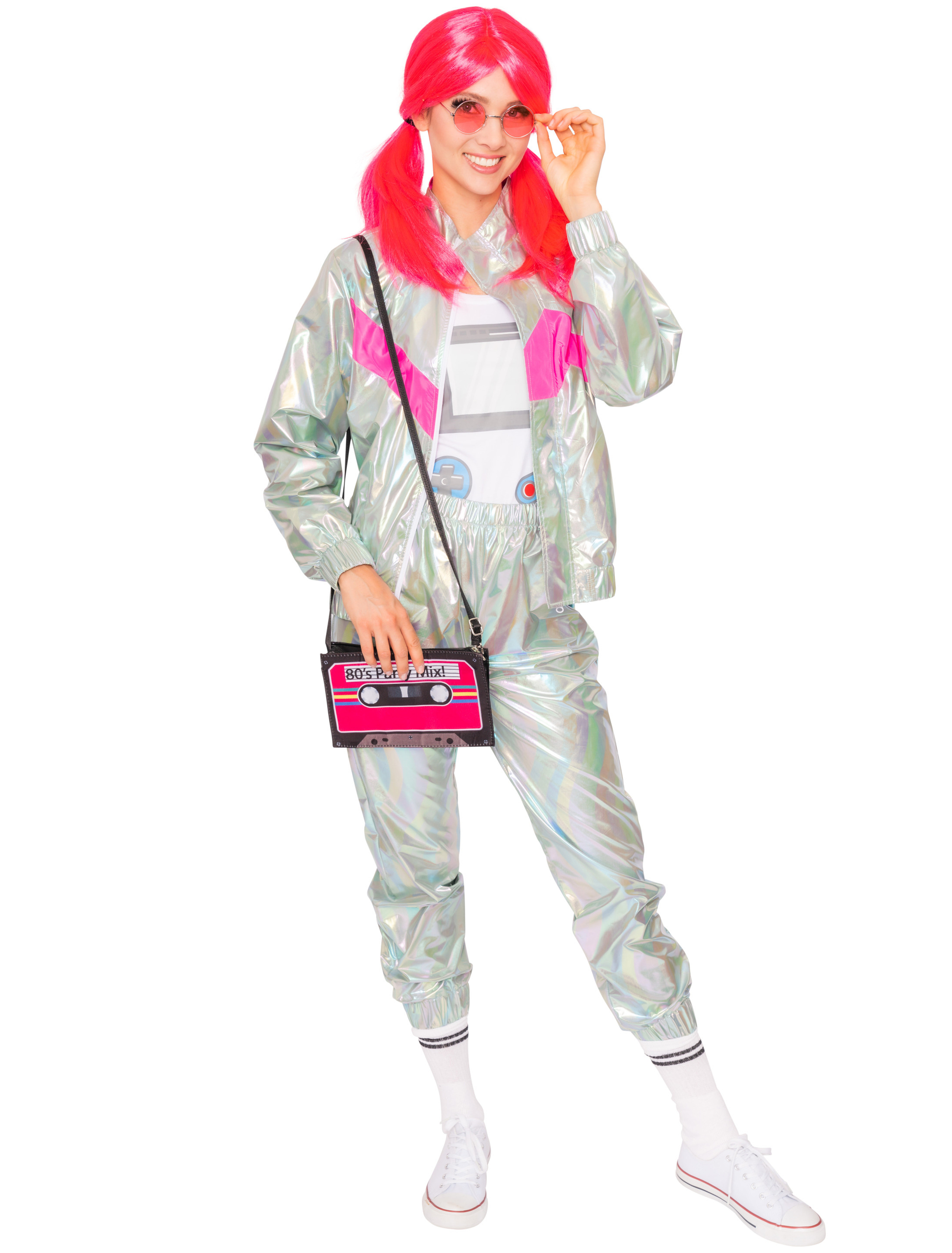 Jacke Jogginganzug silber 2XL/3XL
